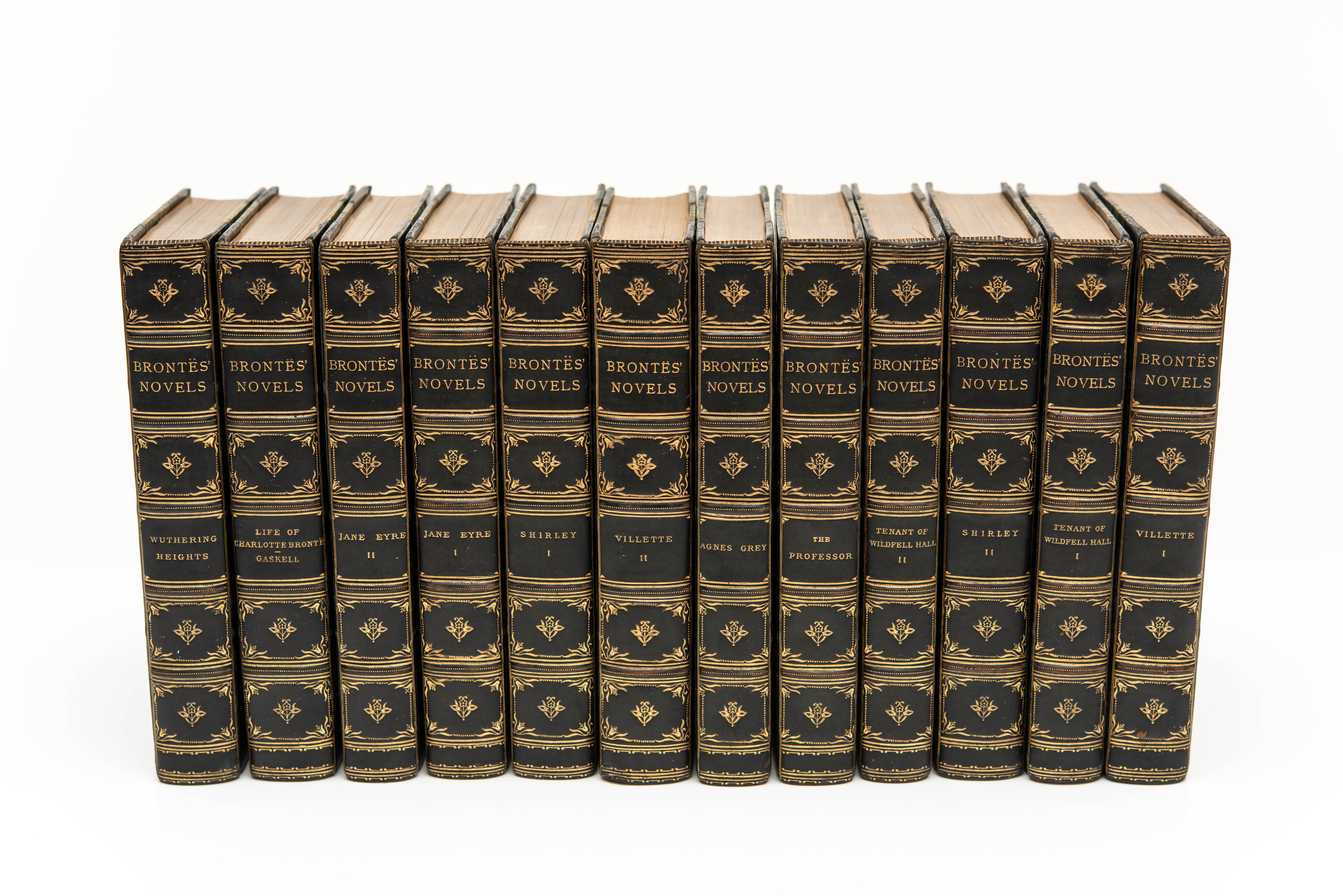 12 Volumes. Bronte, Emily, Charlotte & Anne. The Novels. 