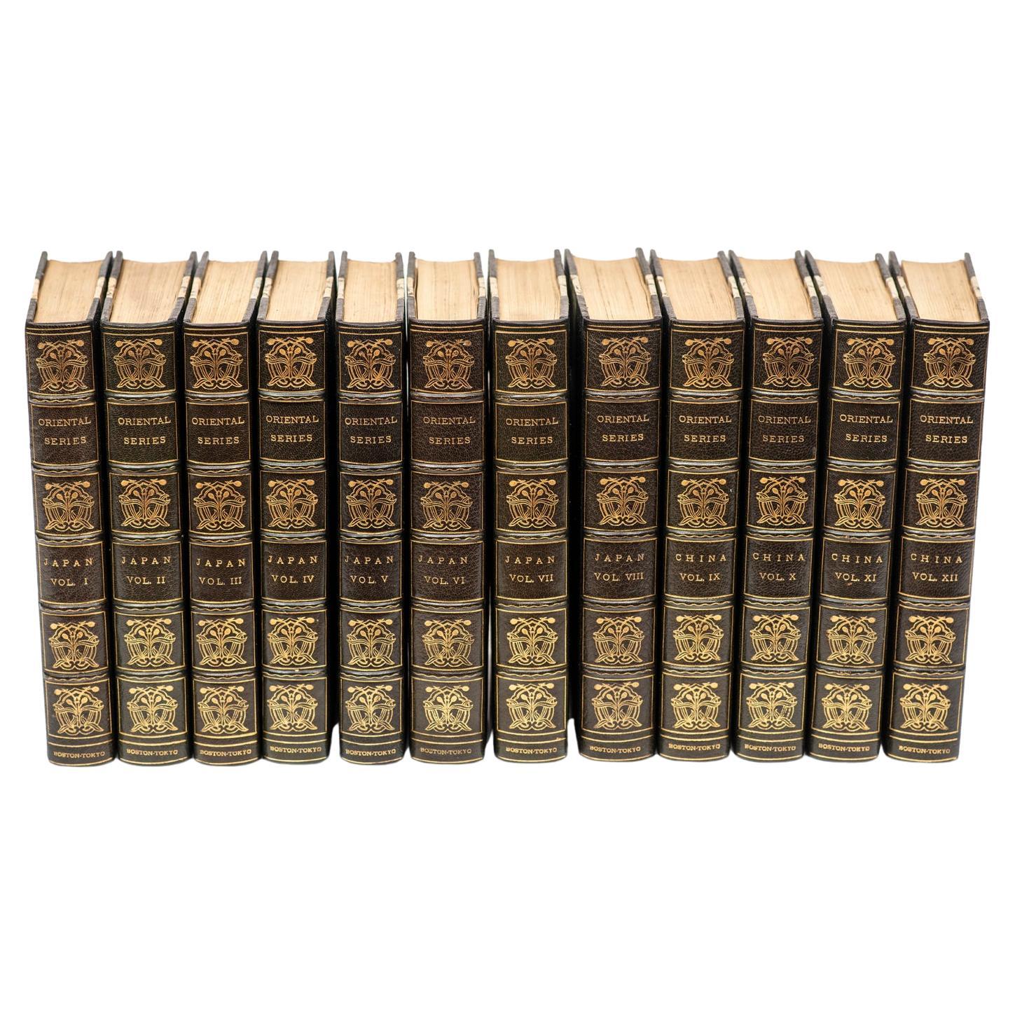 12 Bände. Kapitän F. Brinkley, Orientalische Serie.
