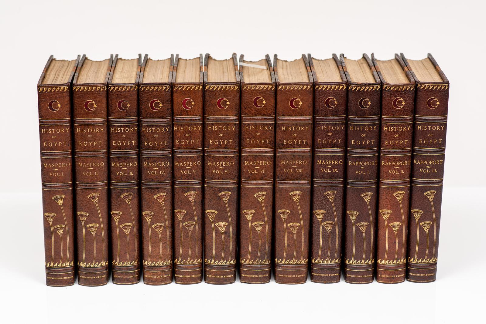12 volumes. G. Maspero, History of Egypt. 