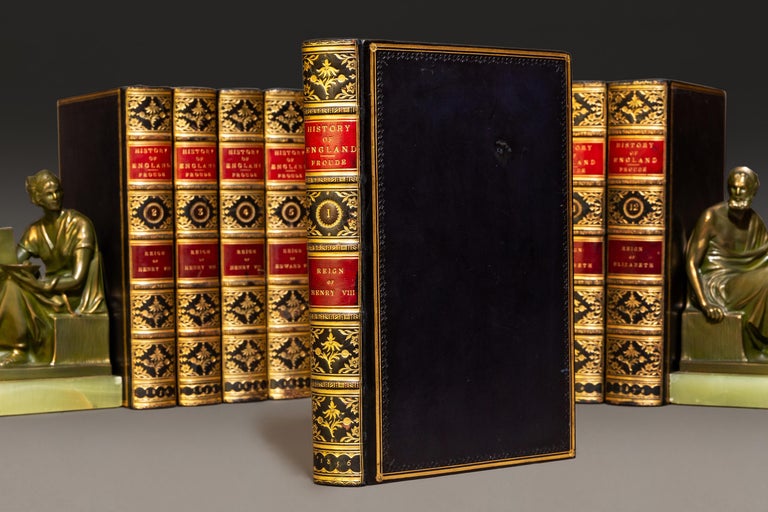 12 Volumes, James Anthony Froude, History of England In Good Condition For Sale In New York, NY