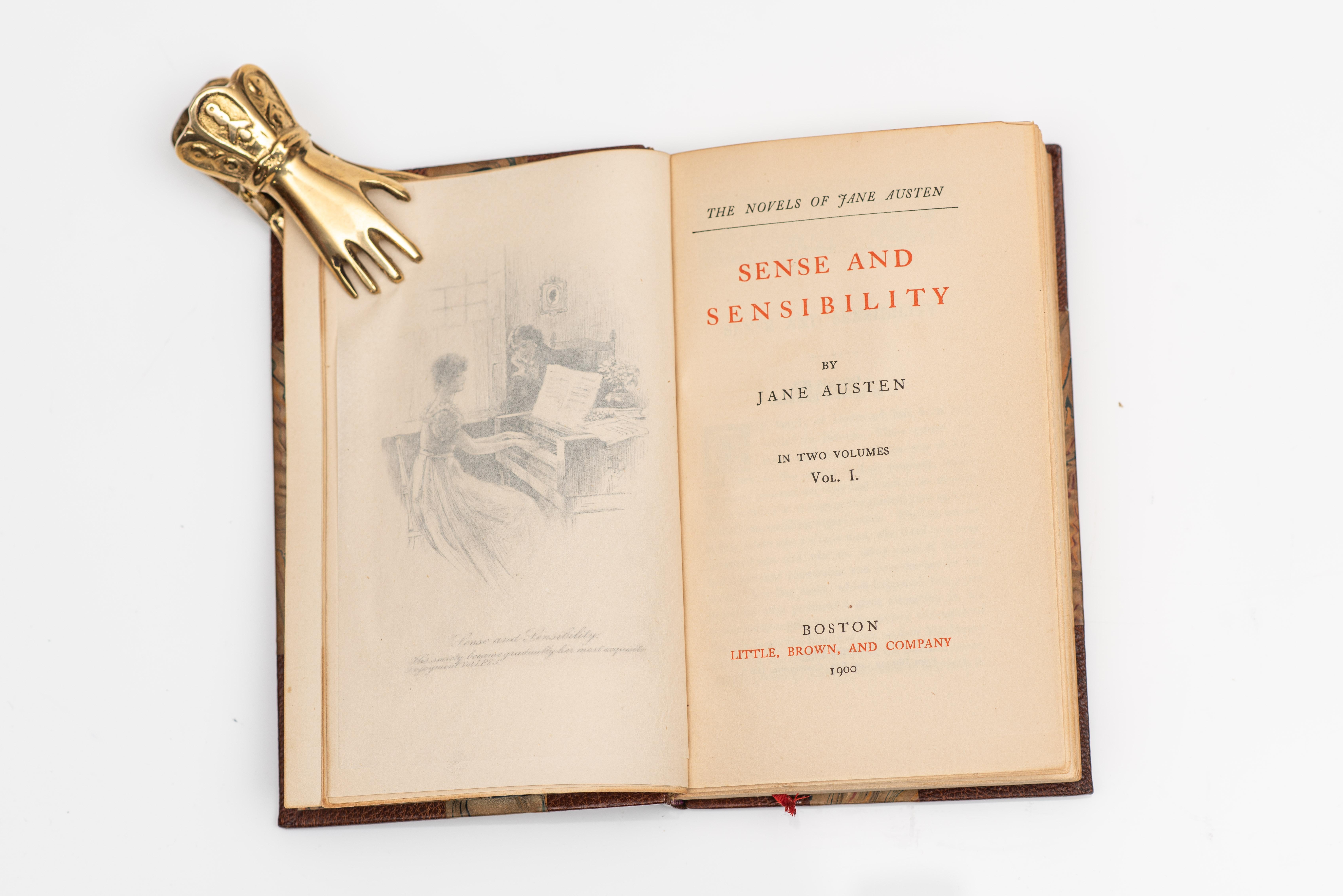 19th Century 12 Volumes. Jane Austen, The Novels. For Sale