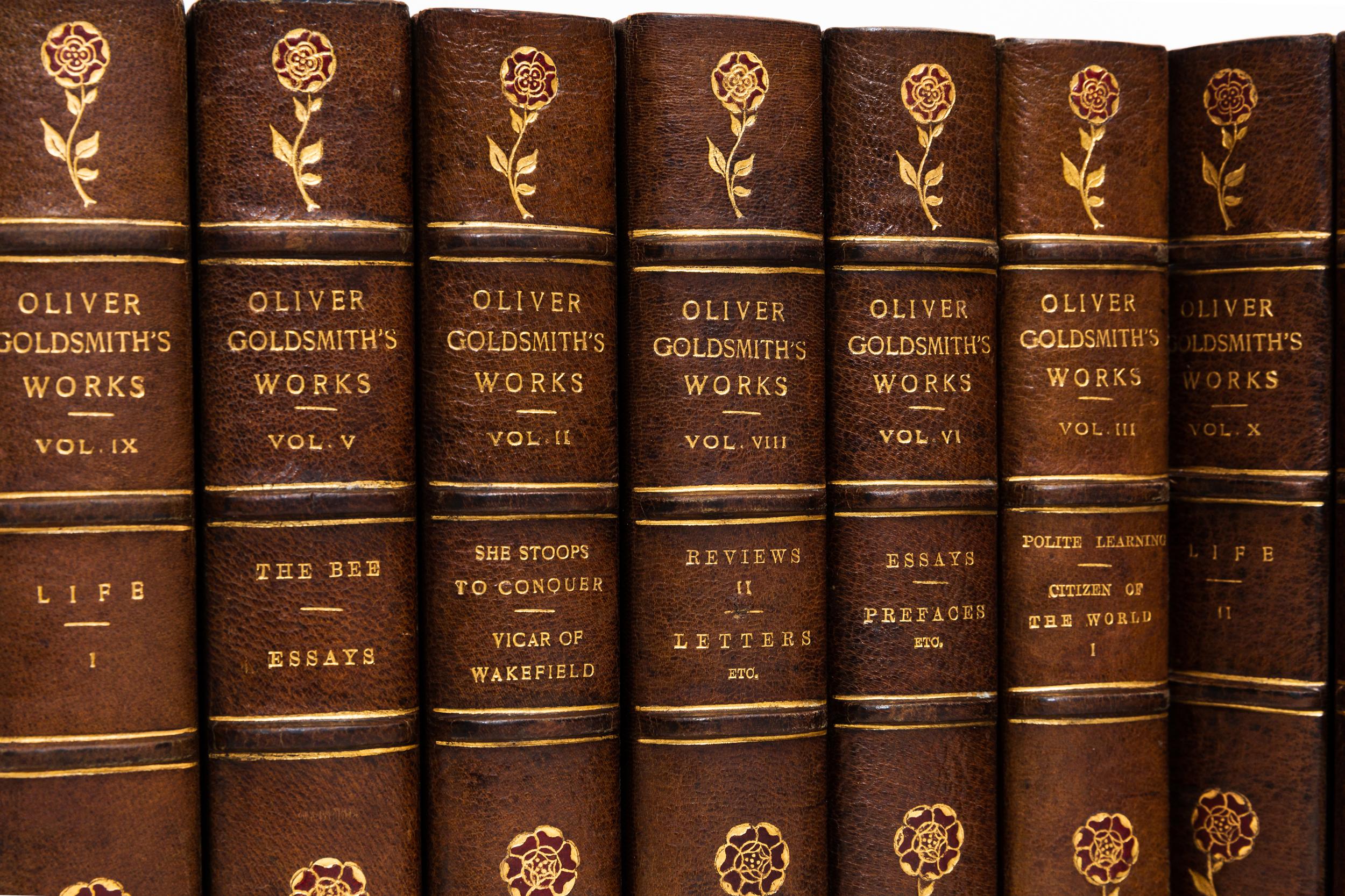 American 12 Volumes, Oliver Goldsmith, The Works of Oliver Goldsmith