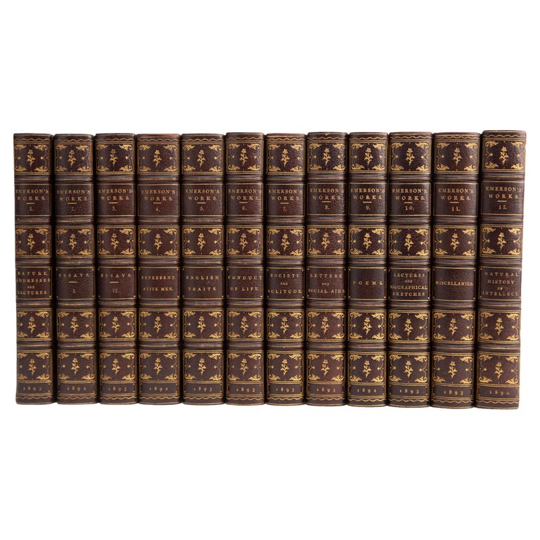 12 Volumes. Ralph Waldo Emerson, Emerson's Complete Works.