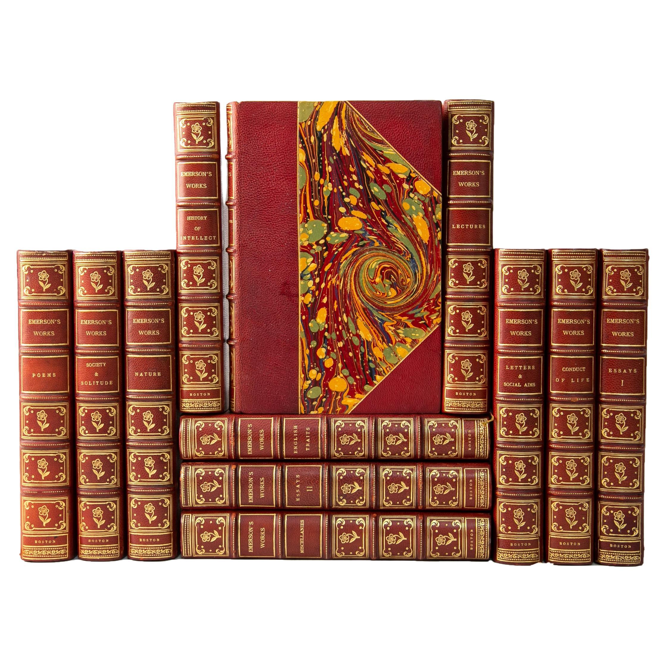 12 Volumes, Ralph Waldo Emerson, the Complete Works