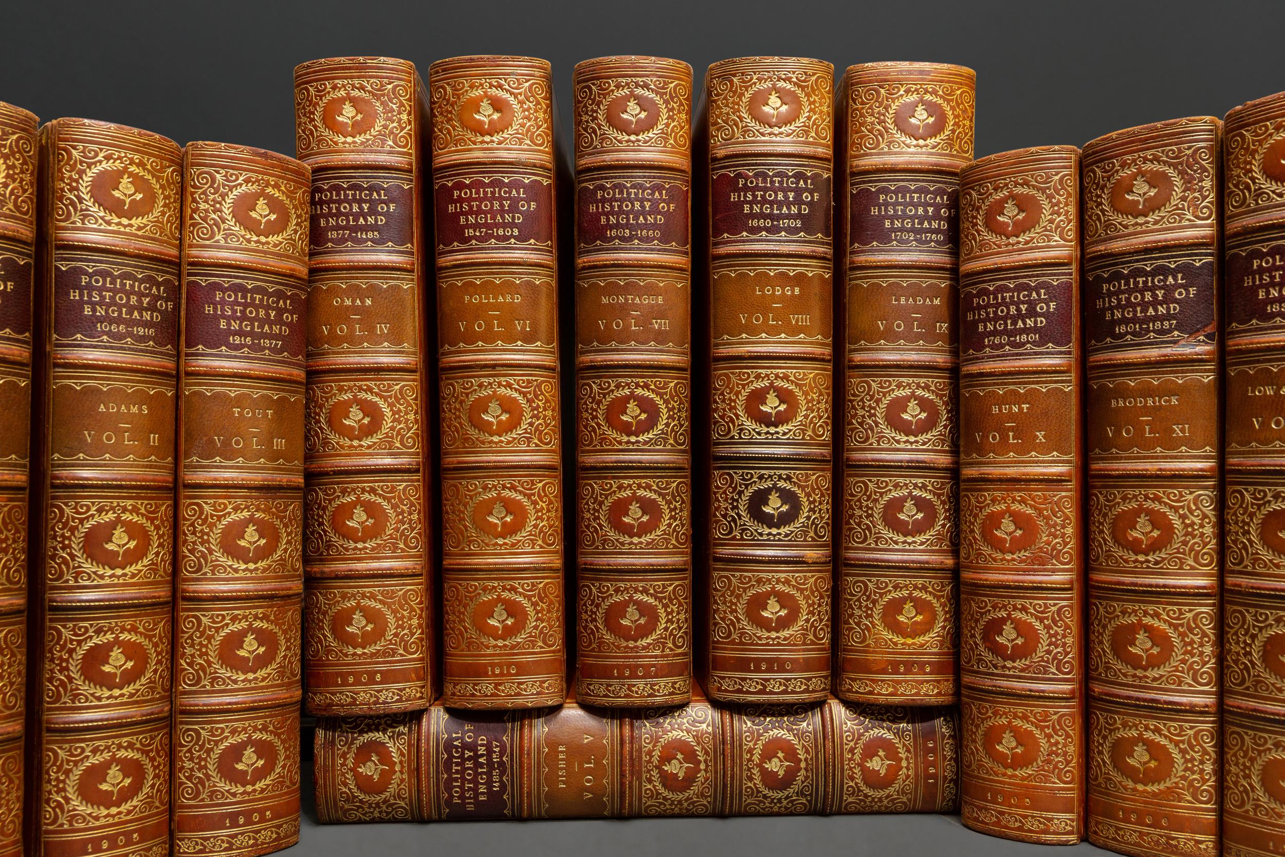 12 Volumes, Thomas Hodgkin. The Political History of England In Good Condition In New York, NY