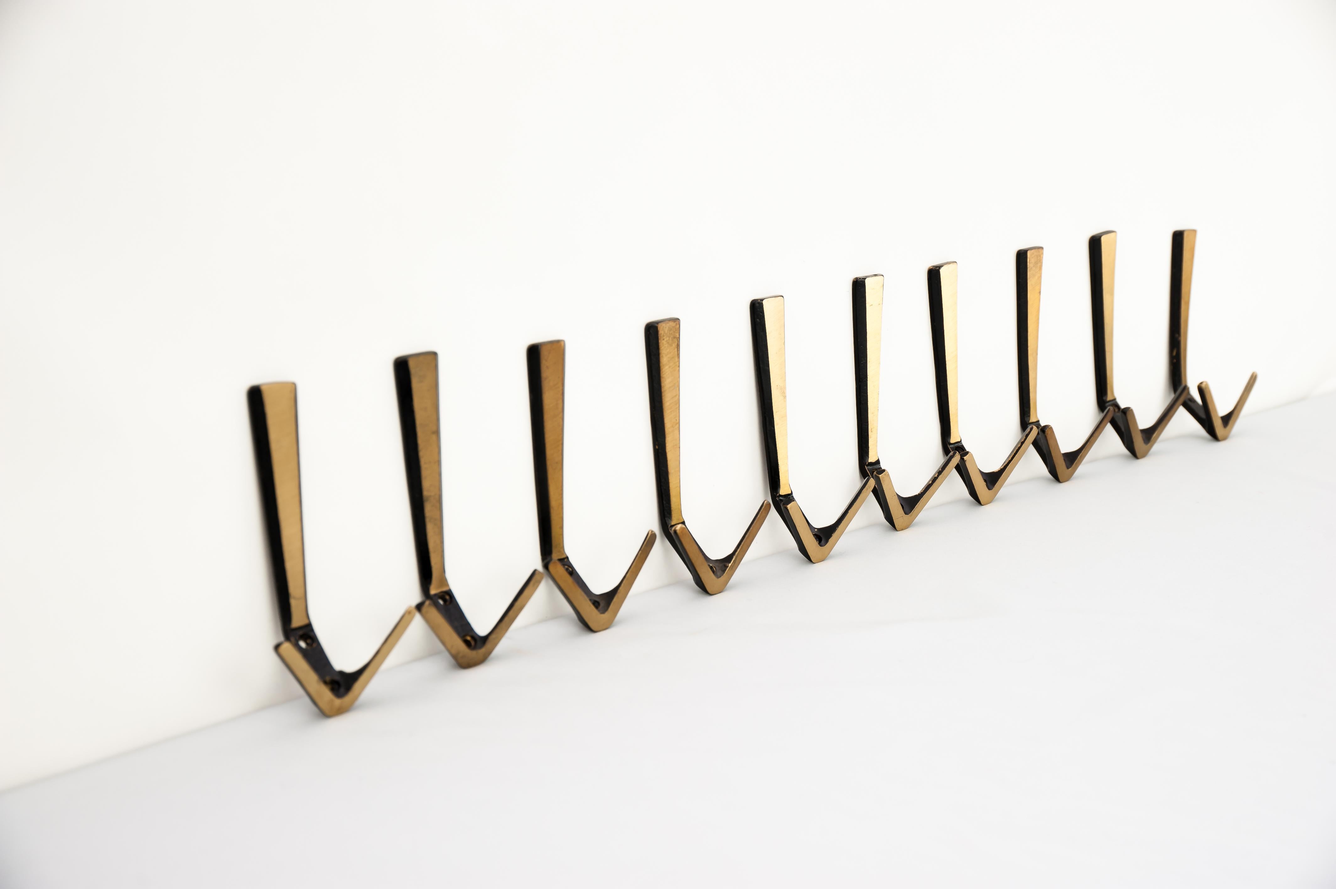 12 Wall Hooks by Hertha Baller In Good Condition In Wien, AT