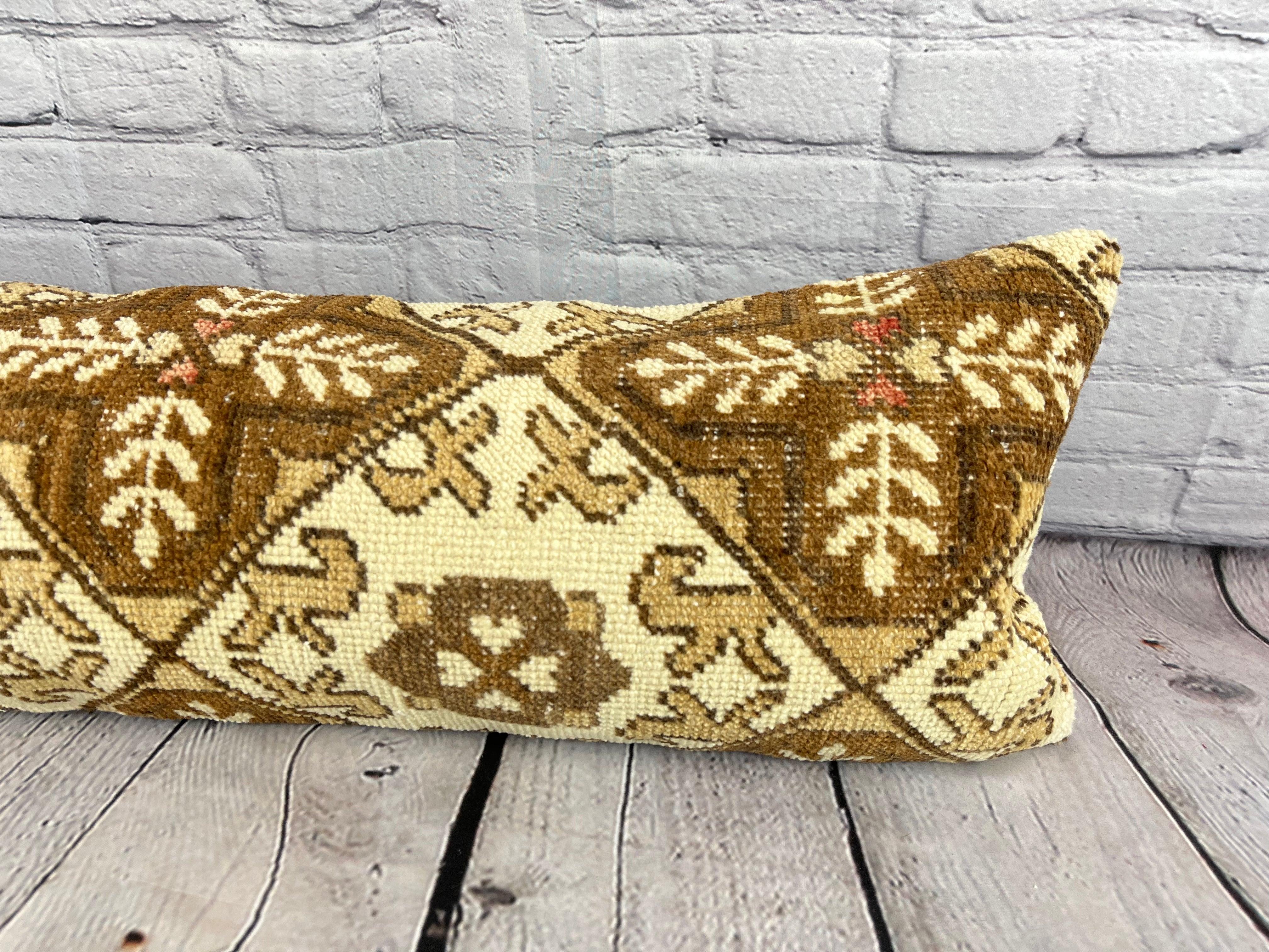 Turco 12 x 36 cuscino tappeto lombare Serene Sanctuary Turkish Pillow Cushion Cover #6642 in vendita