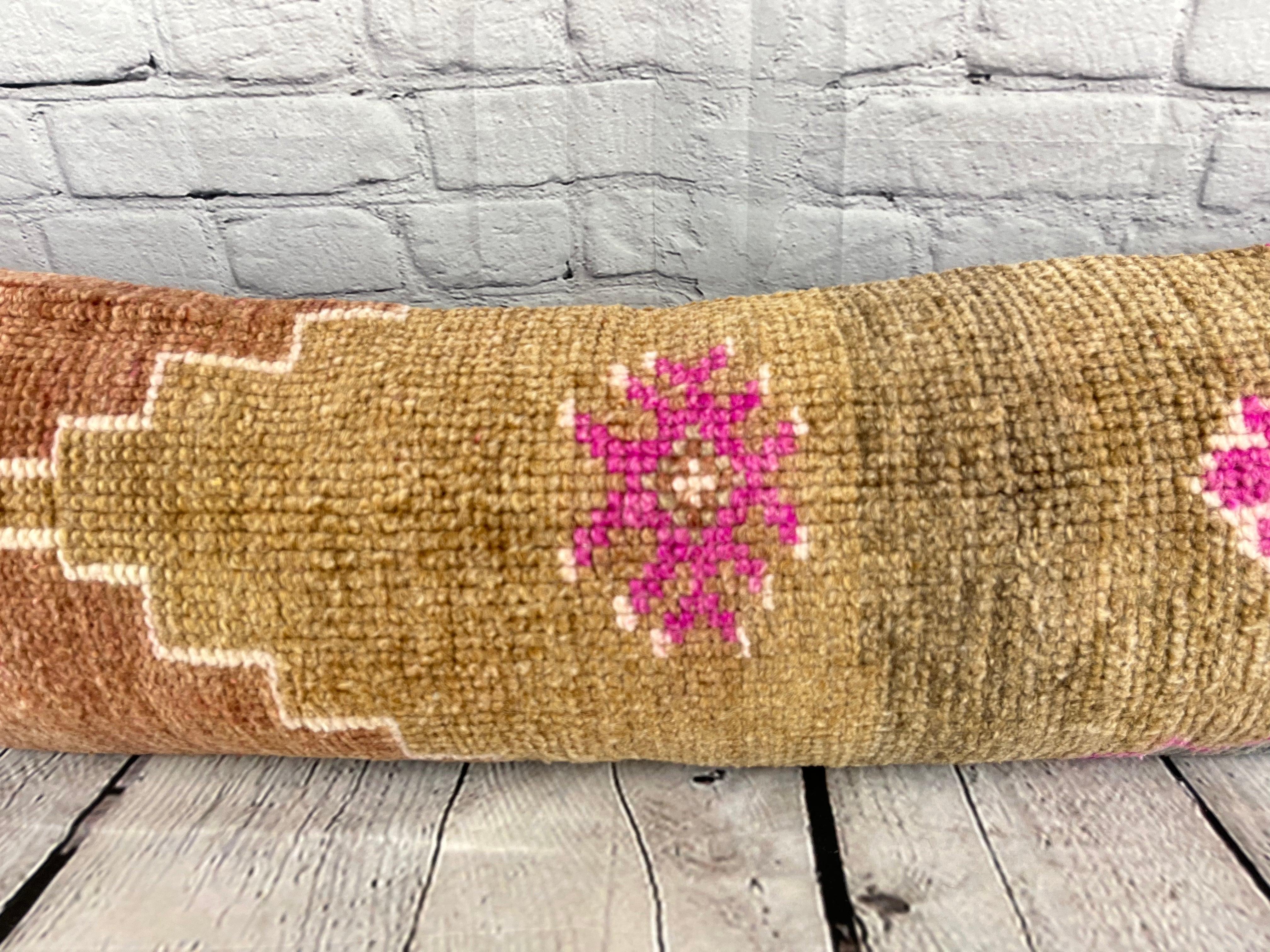 12 x 46 Lumbar Rug Eastern Extravagance Turkish Pillow Cushion Cover #7498 In New Condition In Houston, TX