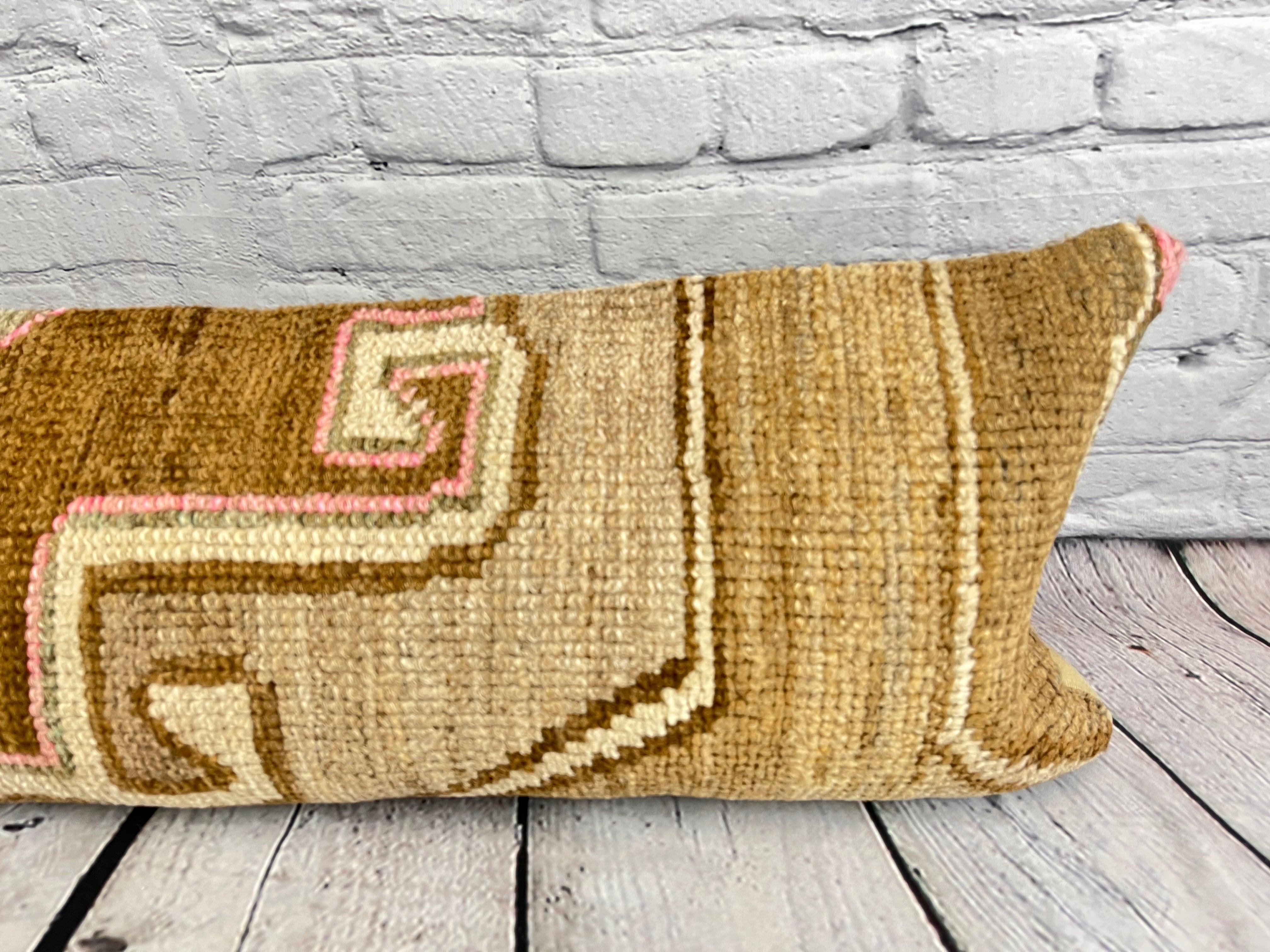 Turc Tapis d'oreiller turc coussin de 12 x 46 couvercle exquis de fabrication artisanale n°7785 en vente