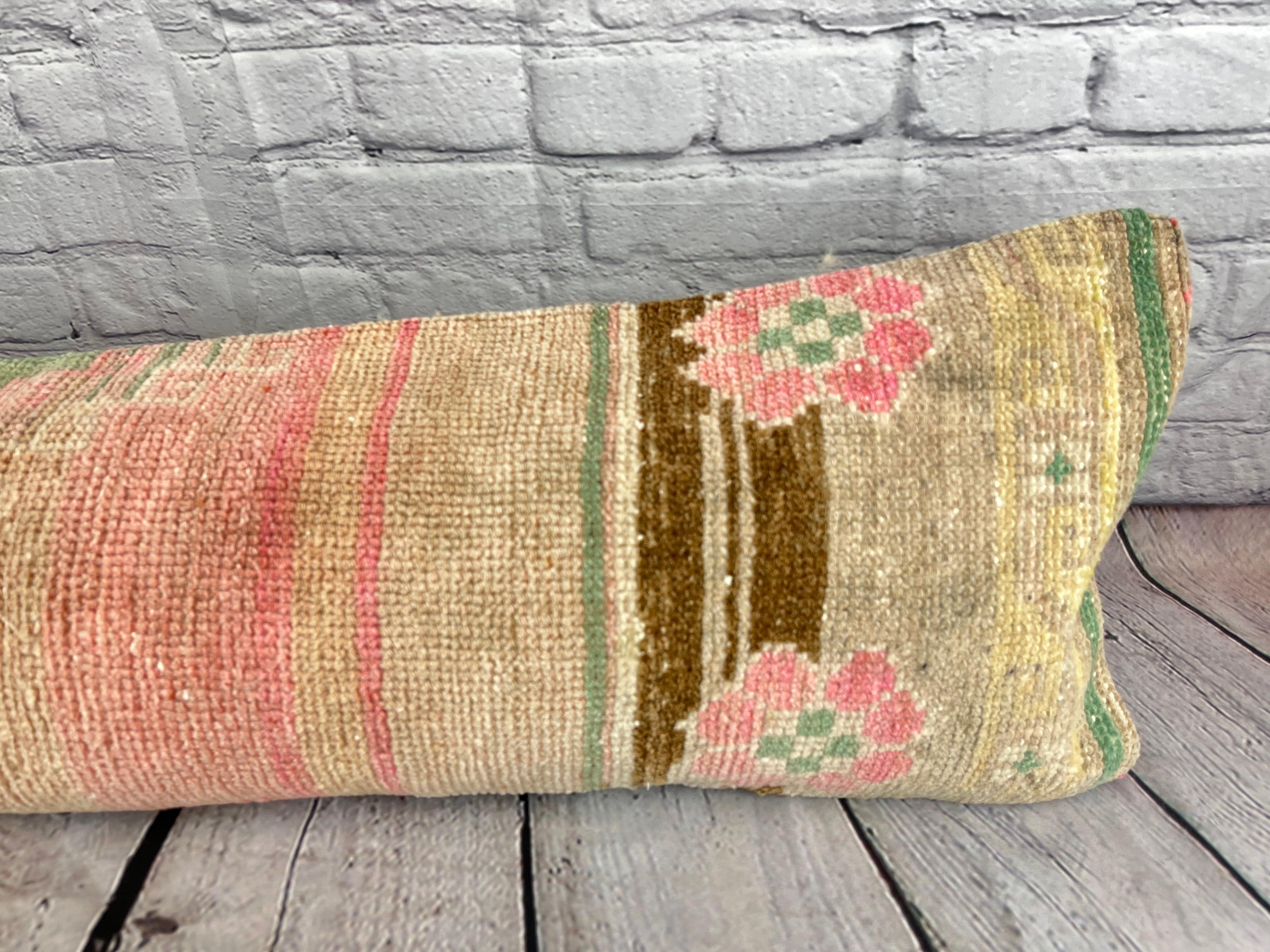 Turco 12 x 46 cuscino tappeto lombare Anatolian Nook Turkish Pillow Cushion Cover #7758 in vendita