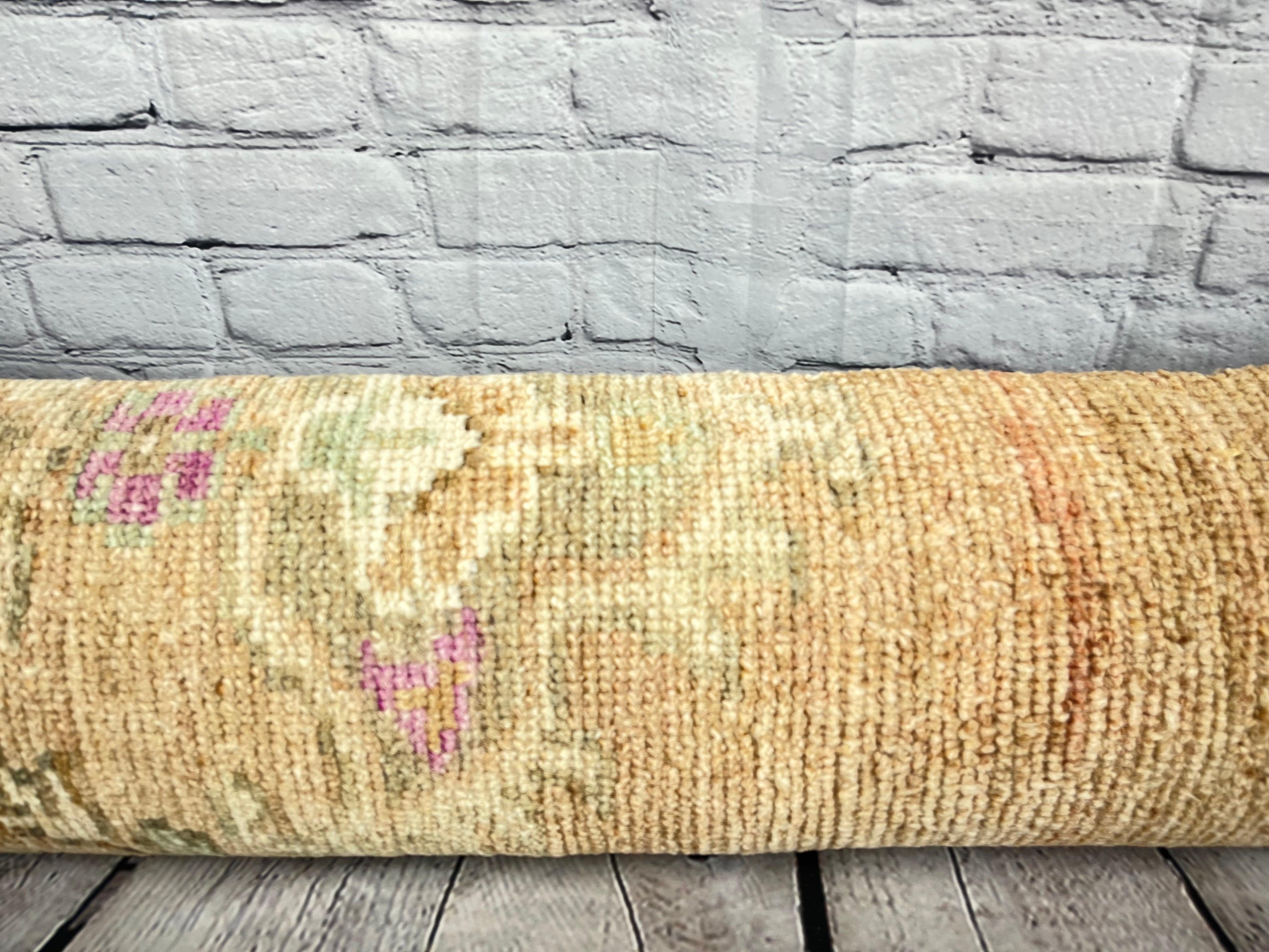 12 x 46 Almohada Alfombra Lumbar Expresión Artística Almohada Turca Funda de Cojín #7513 Anudado a mano en venta