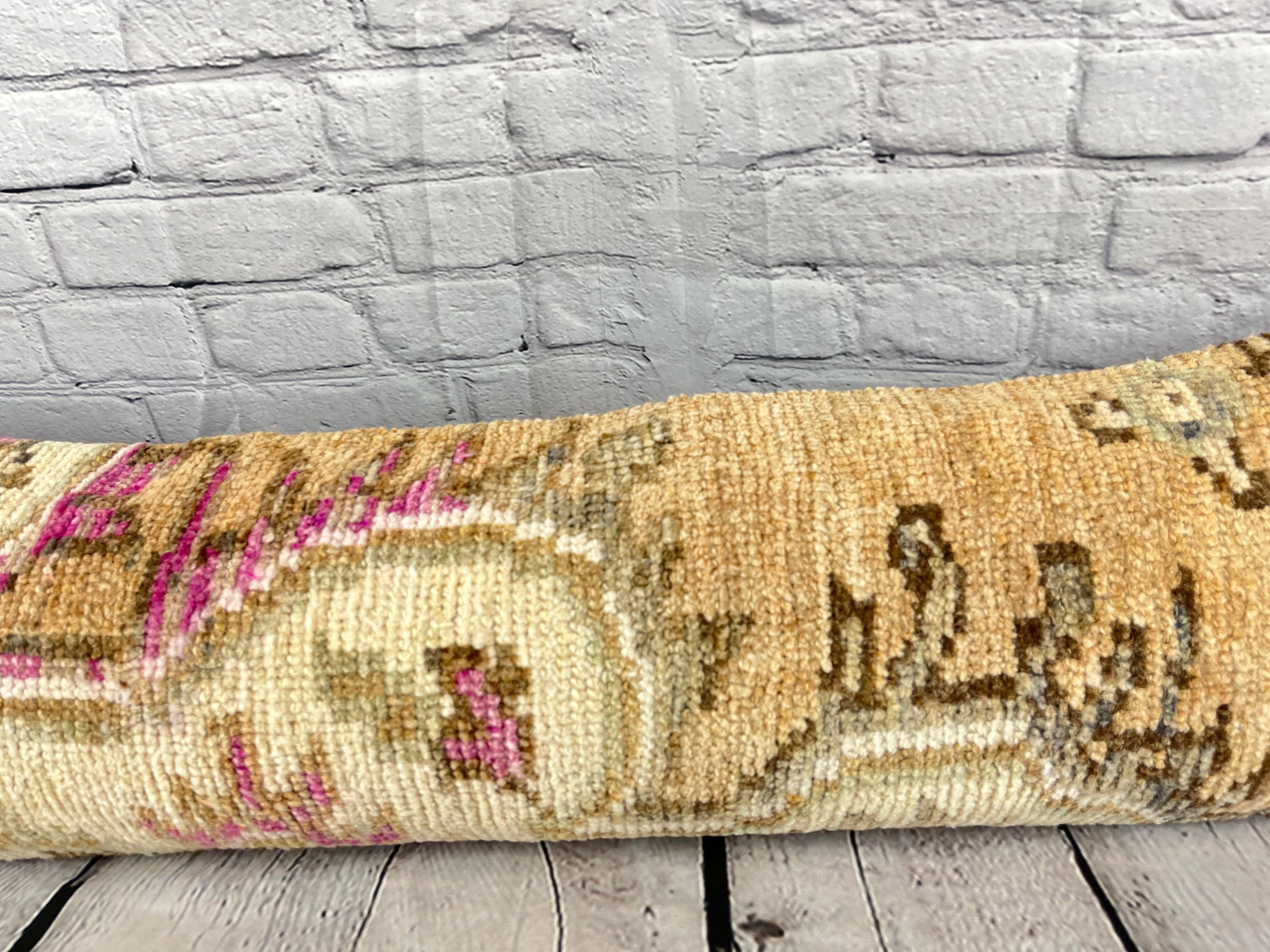 Noué à la main 12 x 46 Coussin lombaire Cozy Opulence Turkish Pillow Cushion Cover #7572 en vente