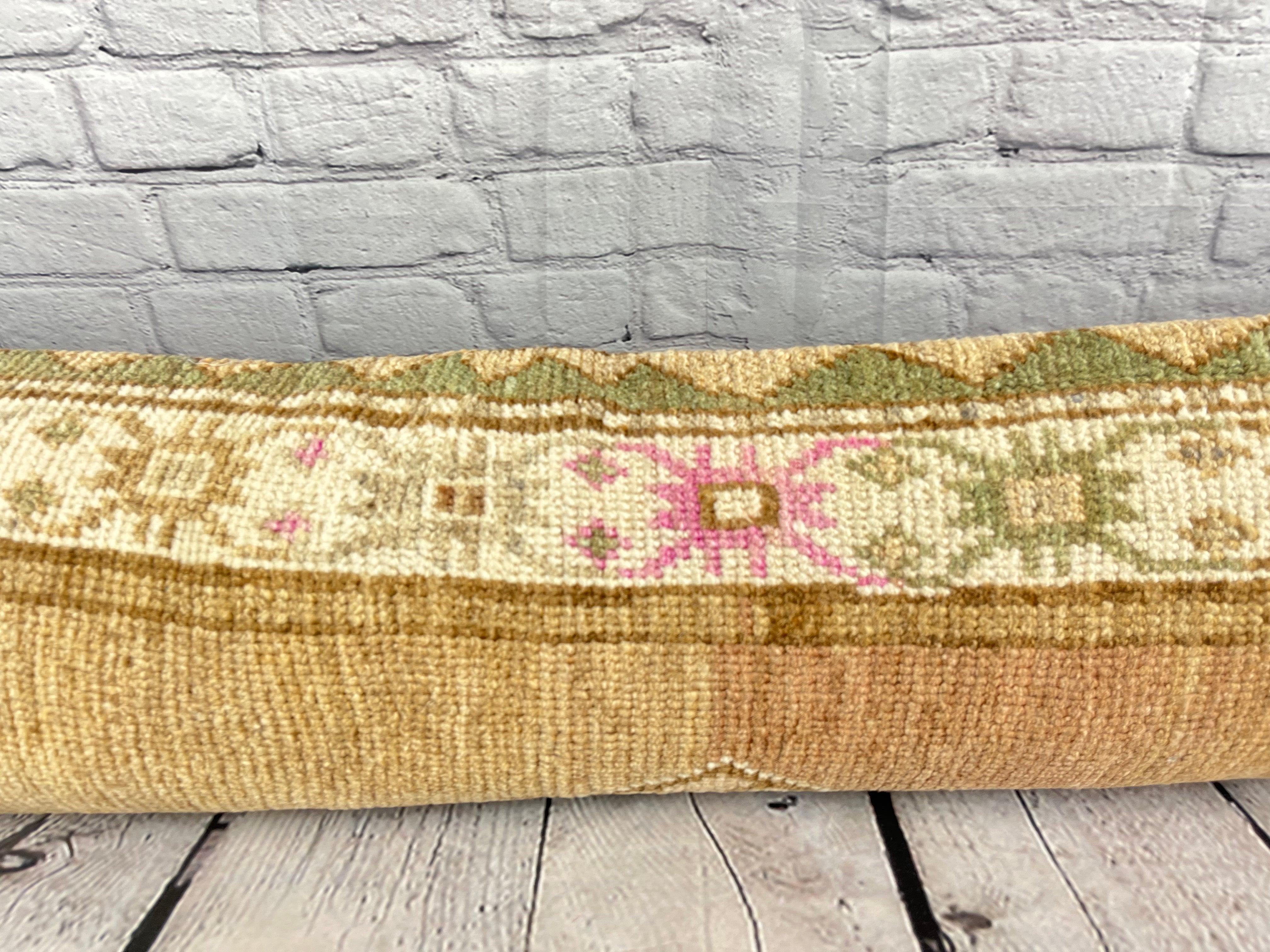 12 x 46 Lendenteppich Kissen Cultural Cachet Türkisches Kissen Cushion Cover #7527 im Zustand „Neu“ im Angebot in Houston, TX