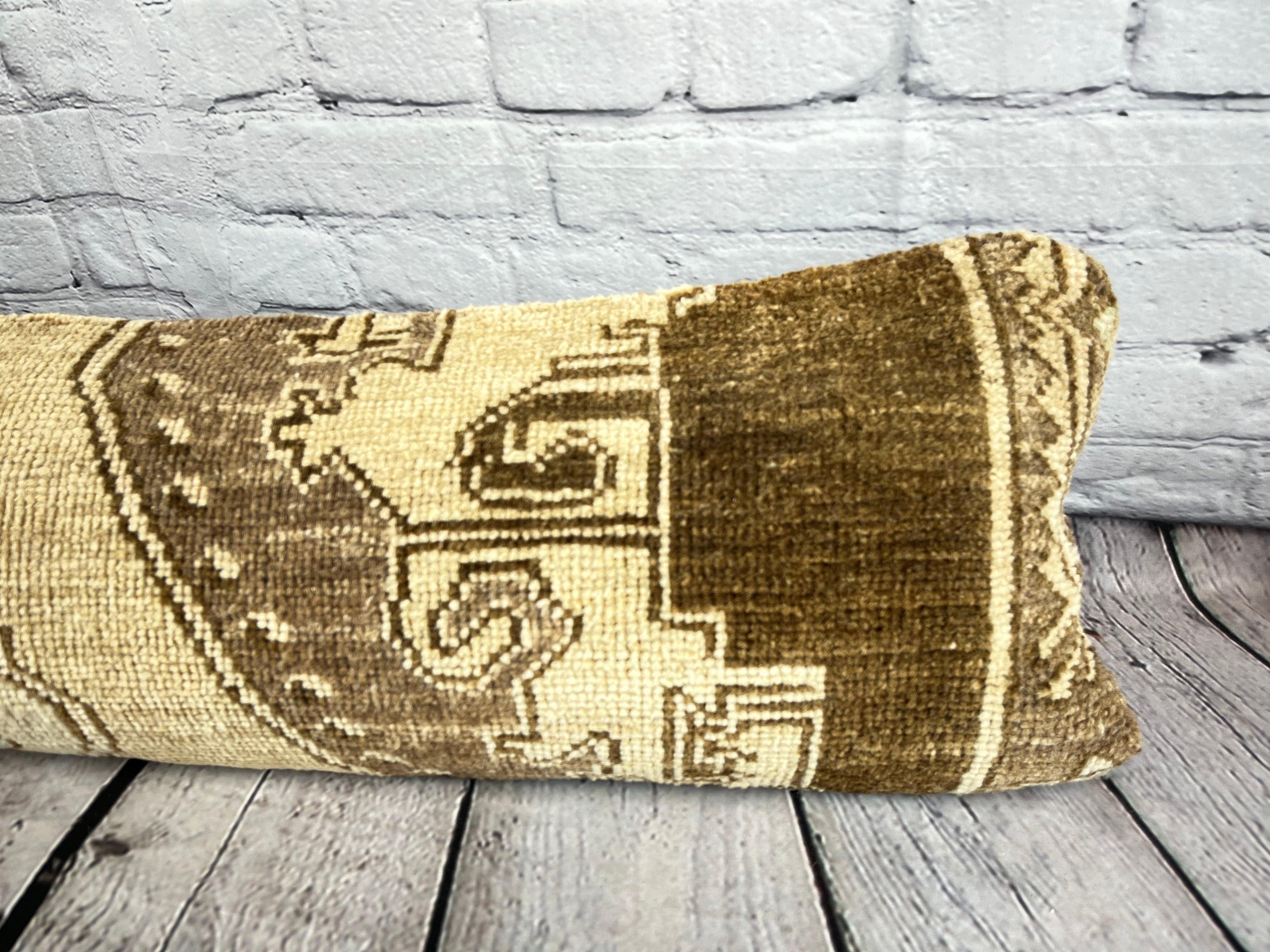 Turco 12 x 46 Cuscino per tappeto lombare Cuscino orientale romantico turco Copricuscino #7562 in vendita