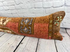 12 x 46 Lumbar Rug Pillow Essence Oasis Turkish Pillow Cushion Cover #7741