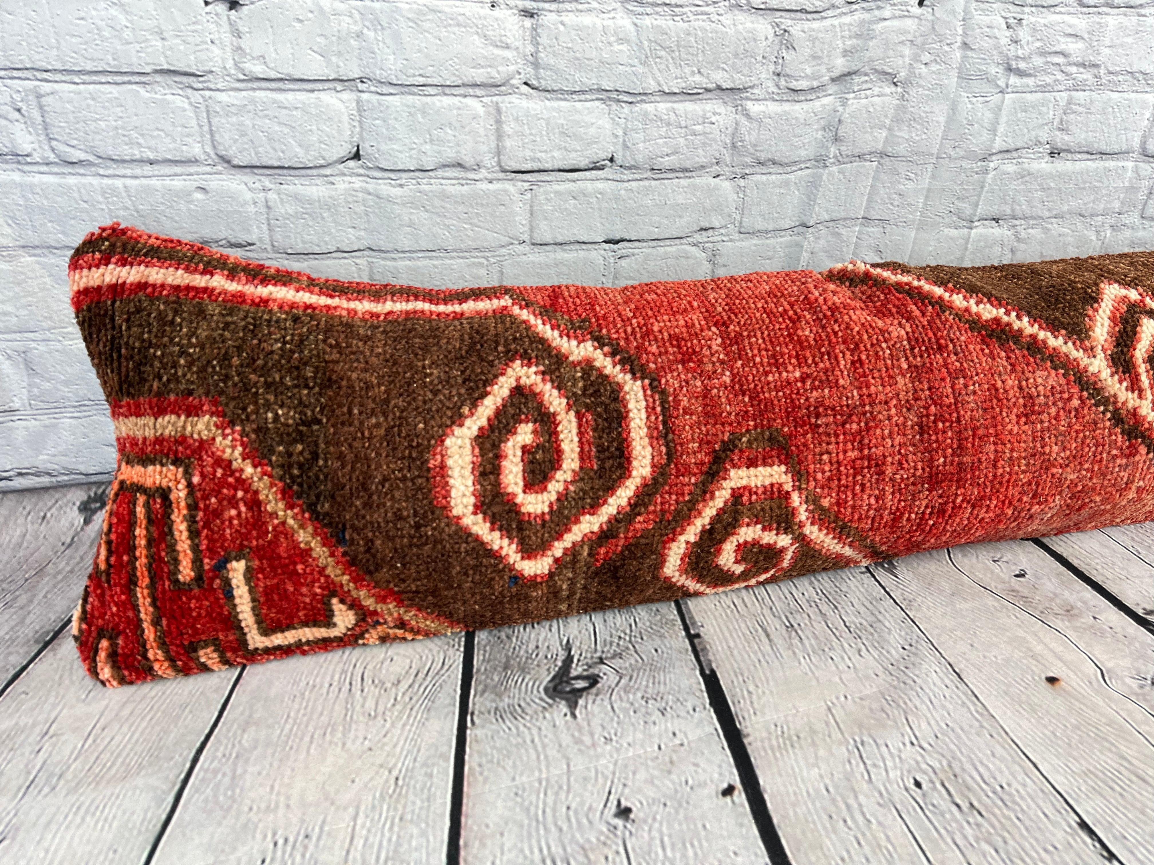 Turco 12 x 46 Cuscino tappeto lombare Grand Bazaar Cuscino turco Copricuscino #7788 in vendita