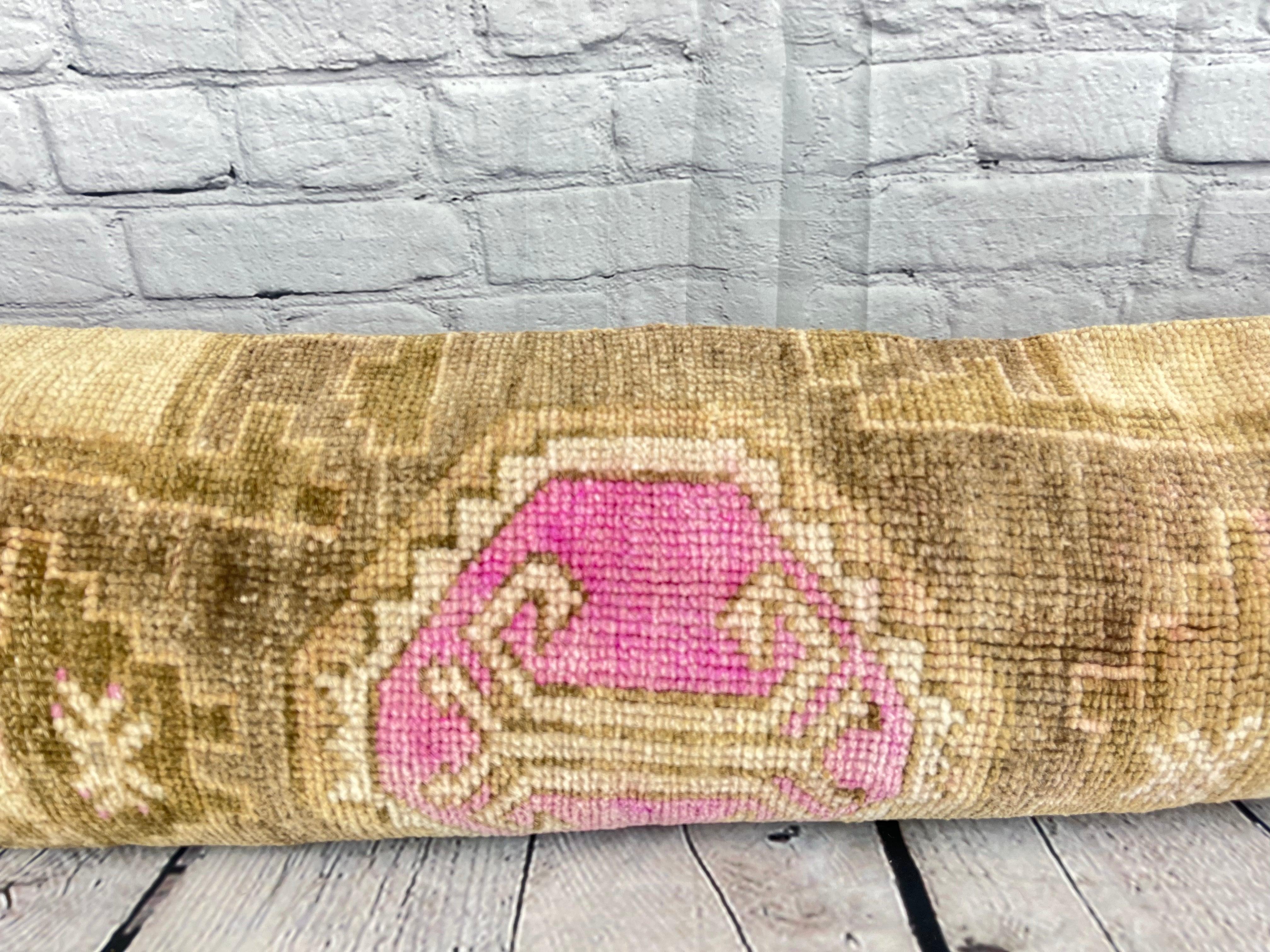 12 x 46 Tapis Lombaire Oreiller Nomade Nommos Turc Housse de Coussin #7763 Neuf - En vente à Houston, TX