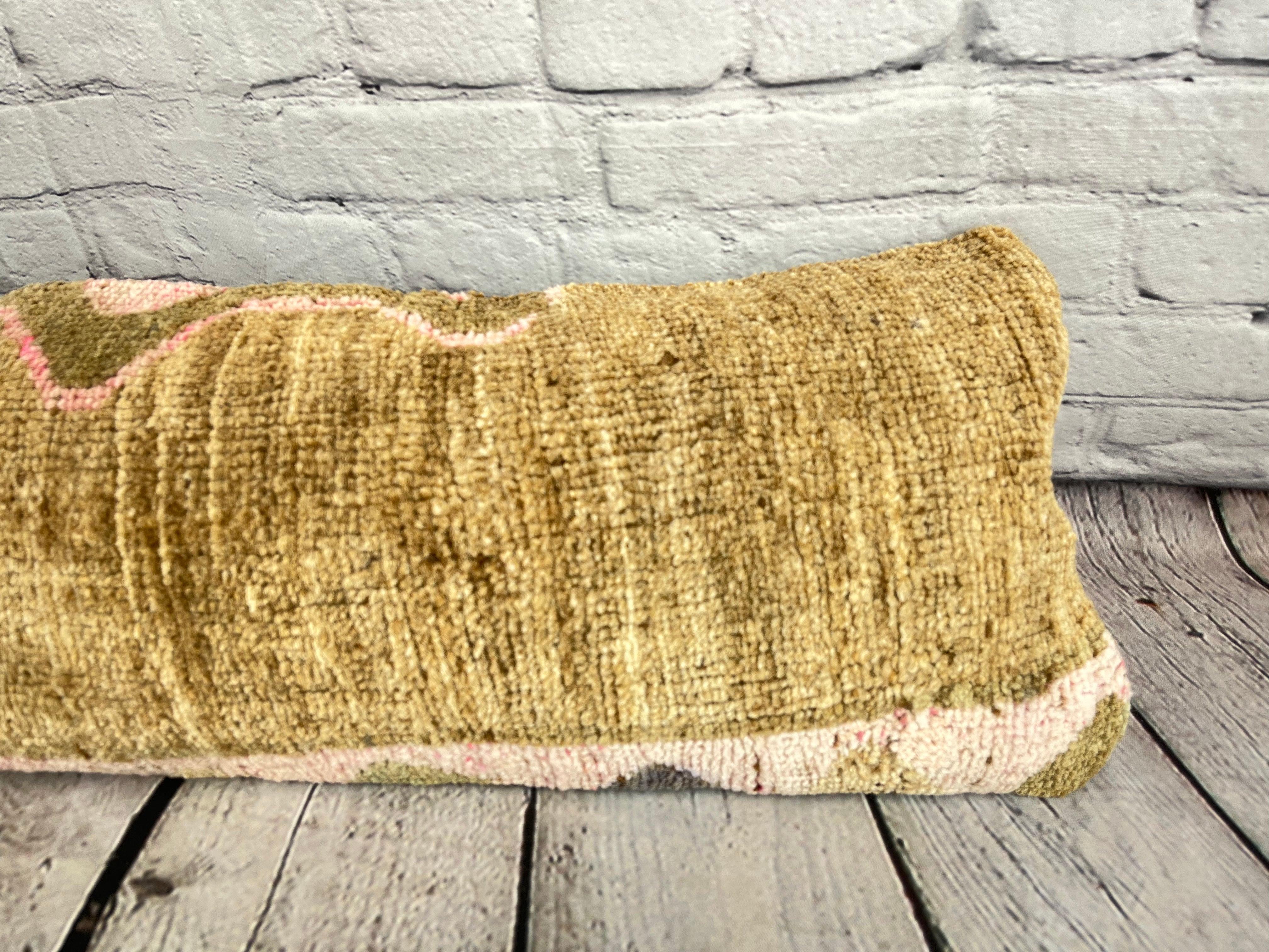 Turco 12 x 46 Cuscino per tappeti lombari Cuscino turco con motivi in peluche Copricuscino #7500 in vendita