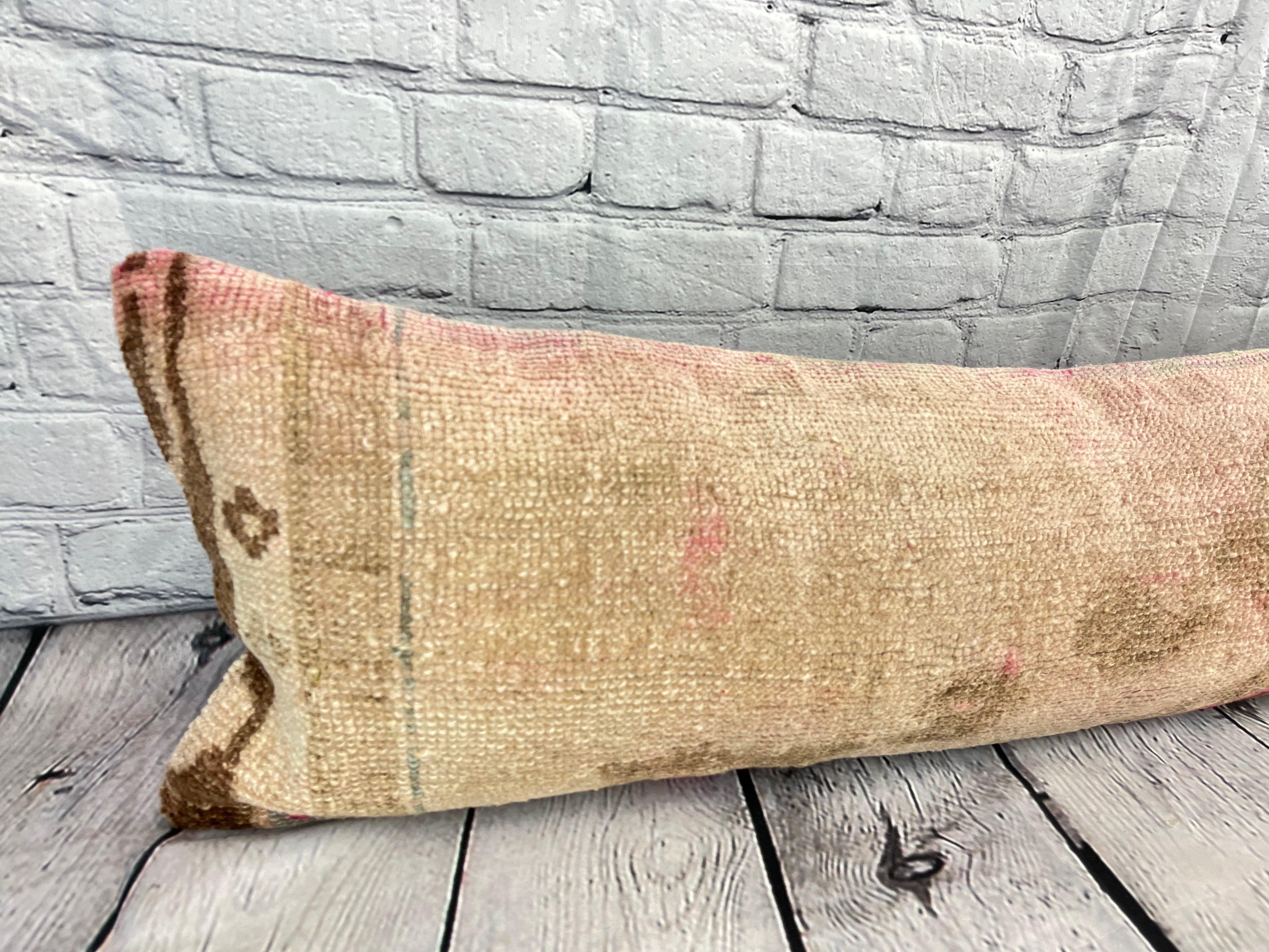 Turco 12 x 46 Cuscino per tappeto lombare Serenity Haven Cuscino turco Copricuscino #7742 in vendita