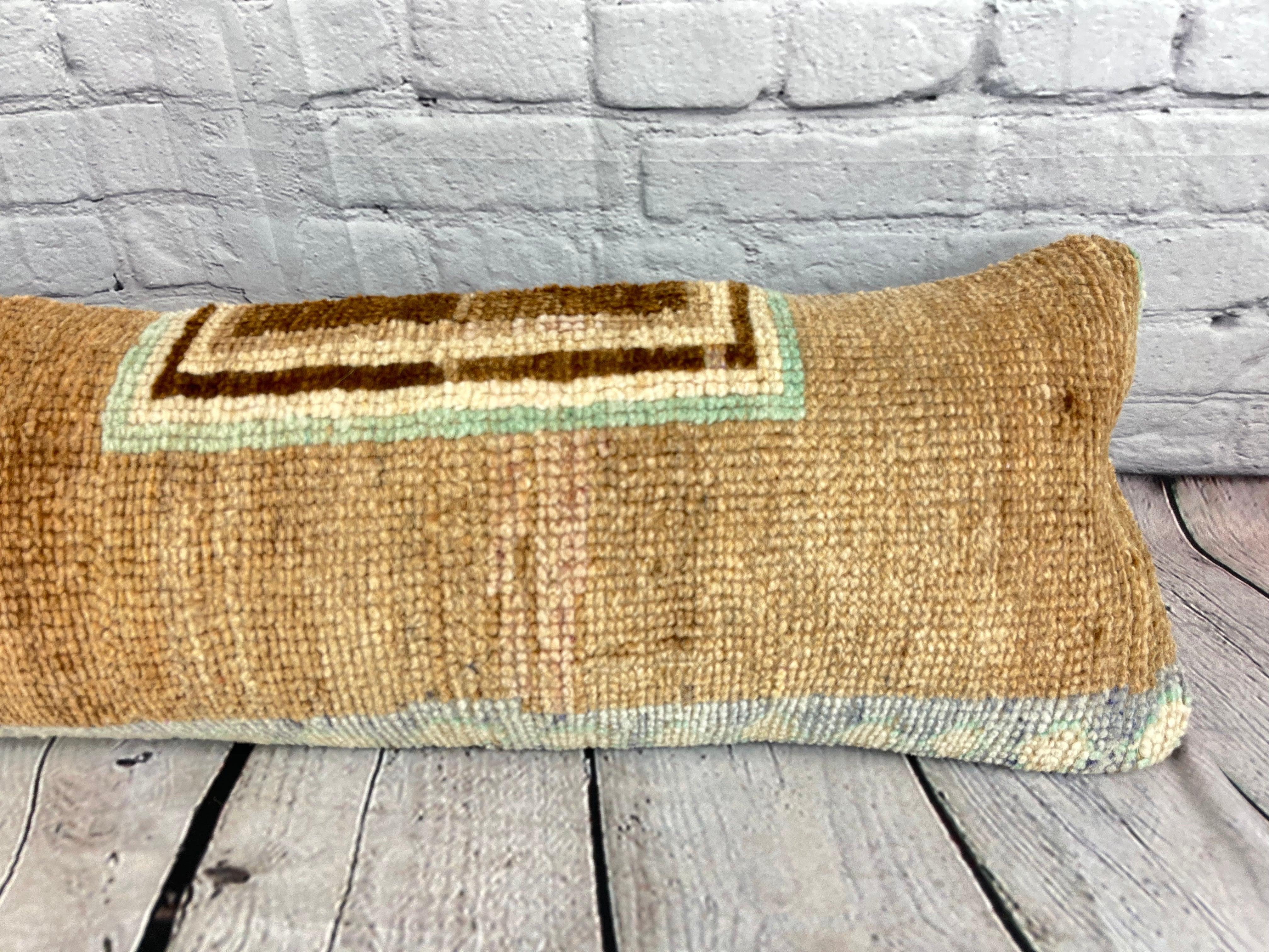 Turco 12 x 46 Cuscino per tappeto lombare Sultan's Haven Turkish Pillow Cushion Cover #7523 in vendita