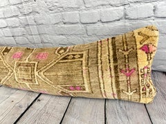 12 x 46 Lumbar Rug Pillow Sumptuous Textures Turkish Pillow Cushion Cover #7855