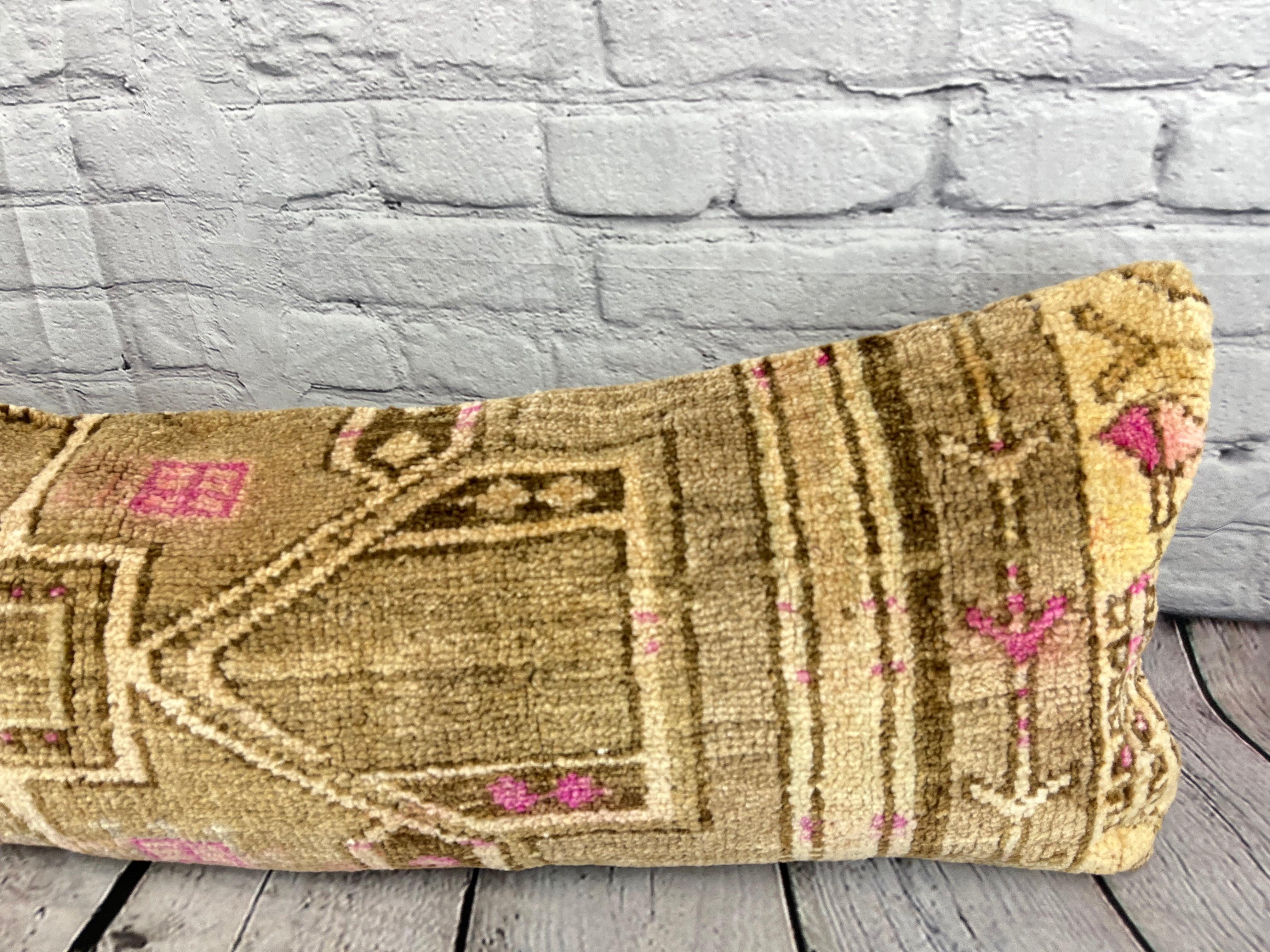 Turco 12 x 46 Cuscino tappeto lombare Sontuose texture turche Cuscino copricuscino #7855 in vendita