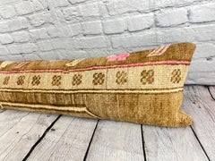 12 x 46 Lumbar Rug Pillow Turkish Touches Turkish Pillow Cushion Cover #7765