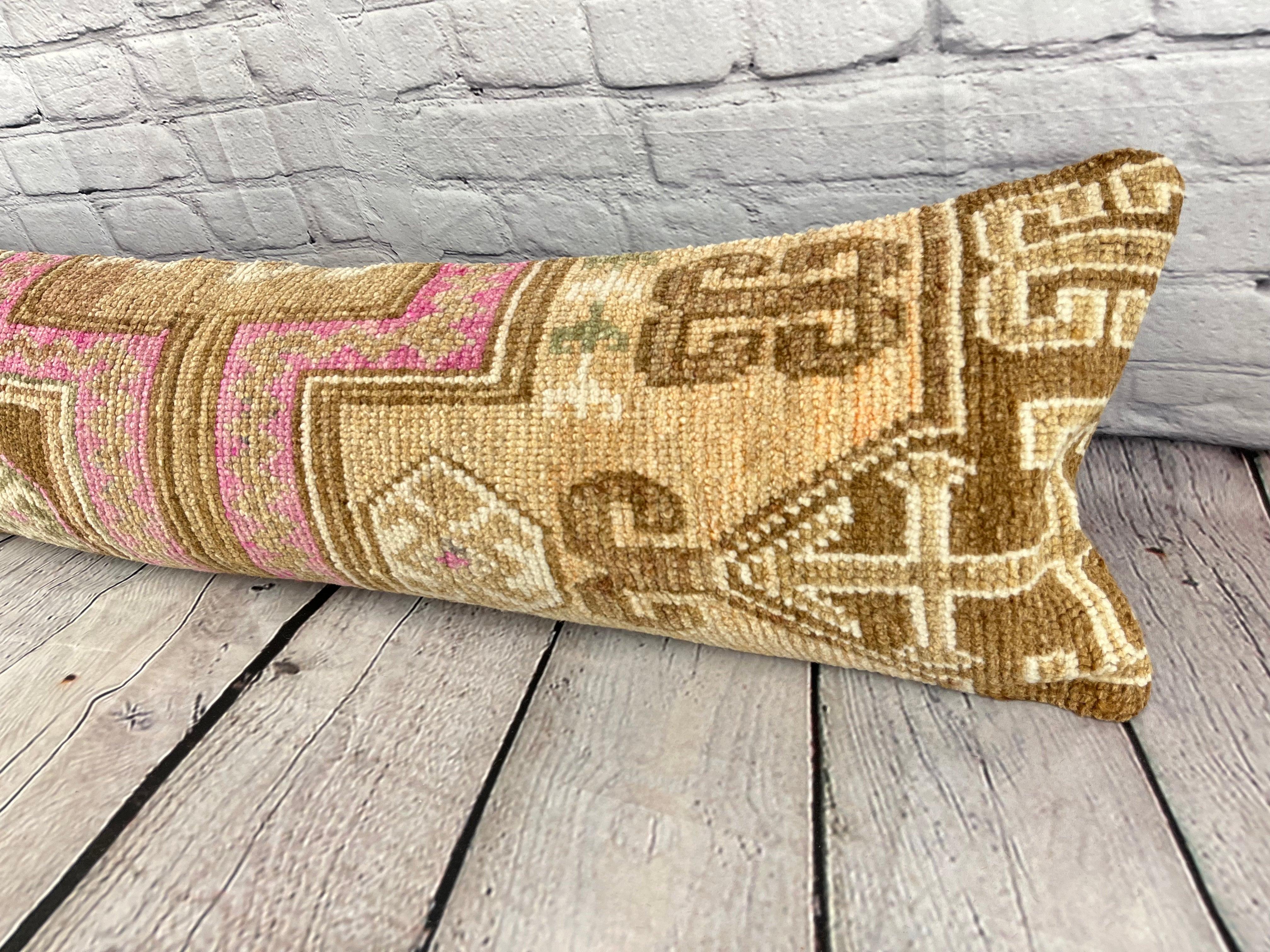 12 x 46 Lendenteppich Kissen Türkische Traditionen Türkische Traditionen Türkische Kissen Kissenbezug #7531 (Handgeknüpft) im Angebot