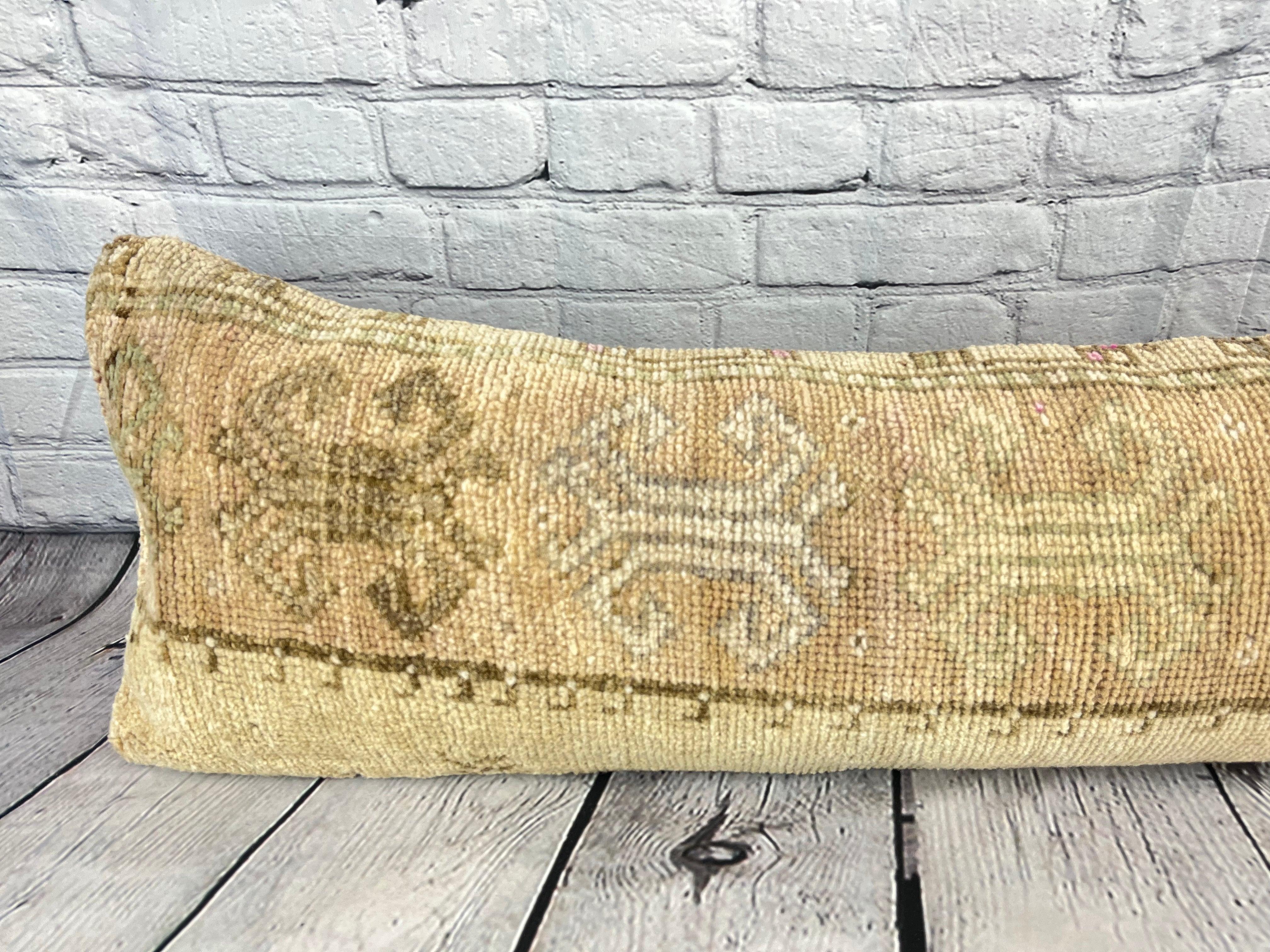 Turco 12 x 46 Cuscino per tappeto lombare Whispering Retreat Cuscino turco Copricuscino #7750 in vendita