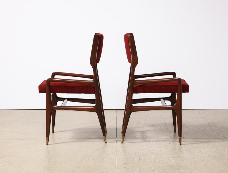 Mid-Century Modern  Model #676 Dining Chairs by Gio Ponti for Cassina For Sale
