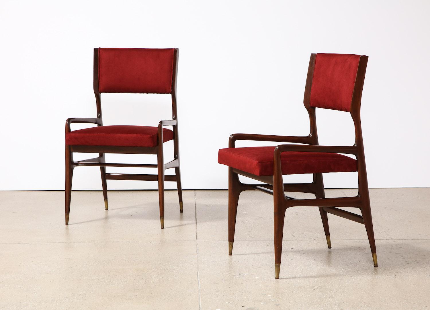 Mid-Century Modern  Model #676 Dining Chairs by Gio Ponti for Cassina For Sale