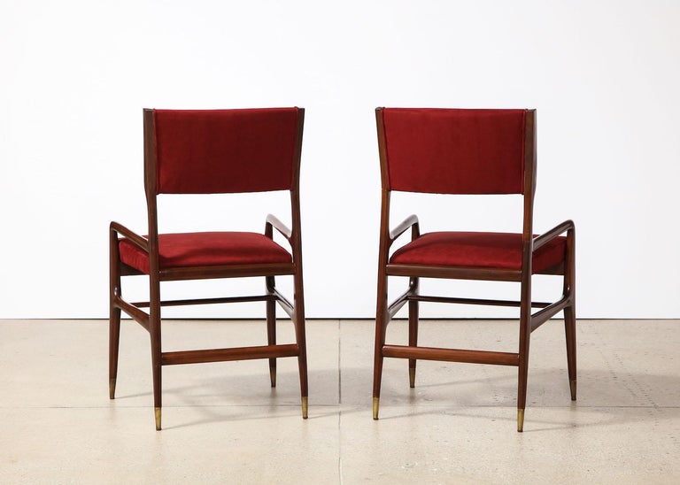 Hand-Crafted  Model #676 Dining Chairs by Gio Ponti for Cassina For Sale