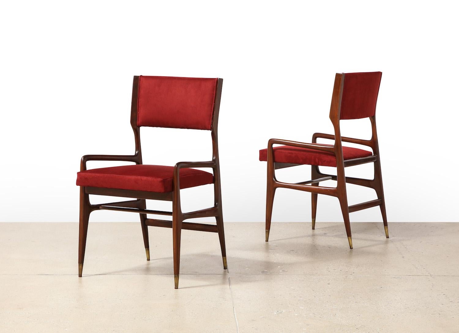 Hand-Crafted  Model #676 Dining Chairs by Gio Ponti for Cassina For Sale