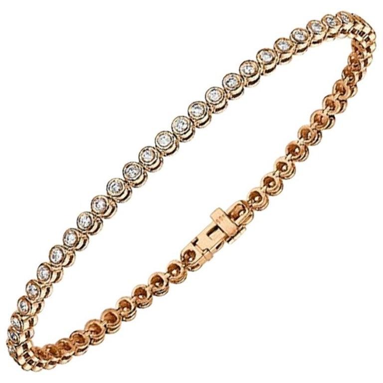 14 karat rose gold bracelet