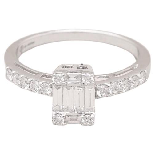 Bague de fiançailles en or 18 carats de 1,20 carat  en vente