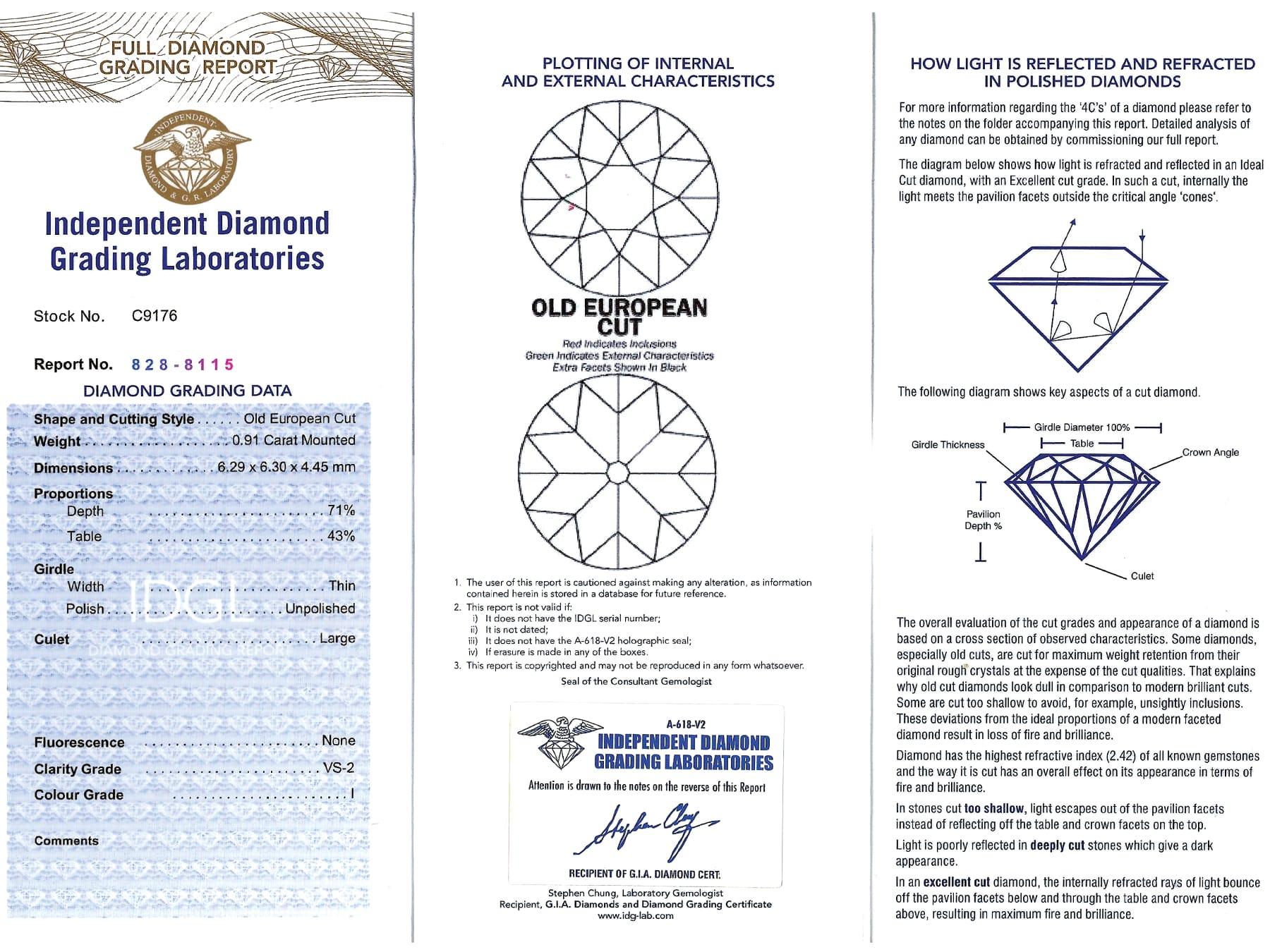 1.20 Carat Basaltic Sapphire 1.59 Carat Diamond, 18k Yellow Gold Five Stone Ring For Sale 8