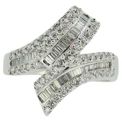 1.20 Carat Diamond Crossover Ring