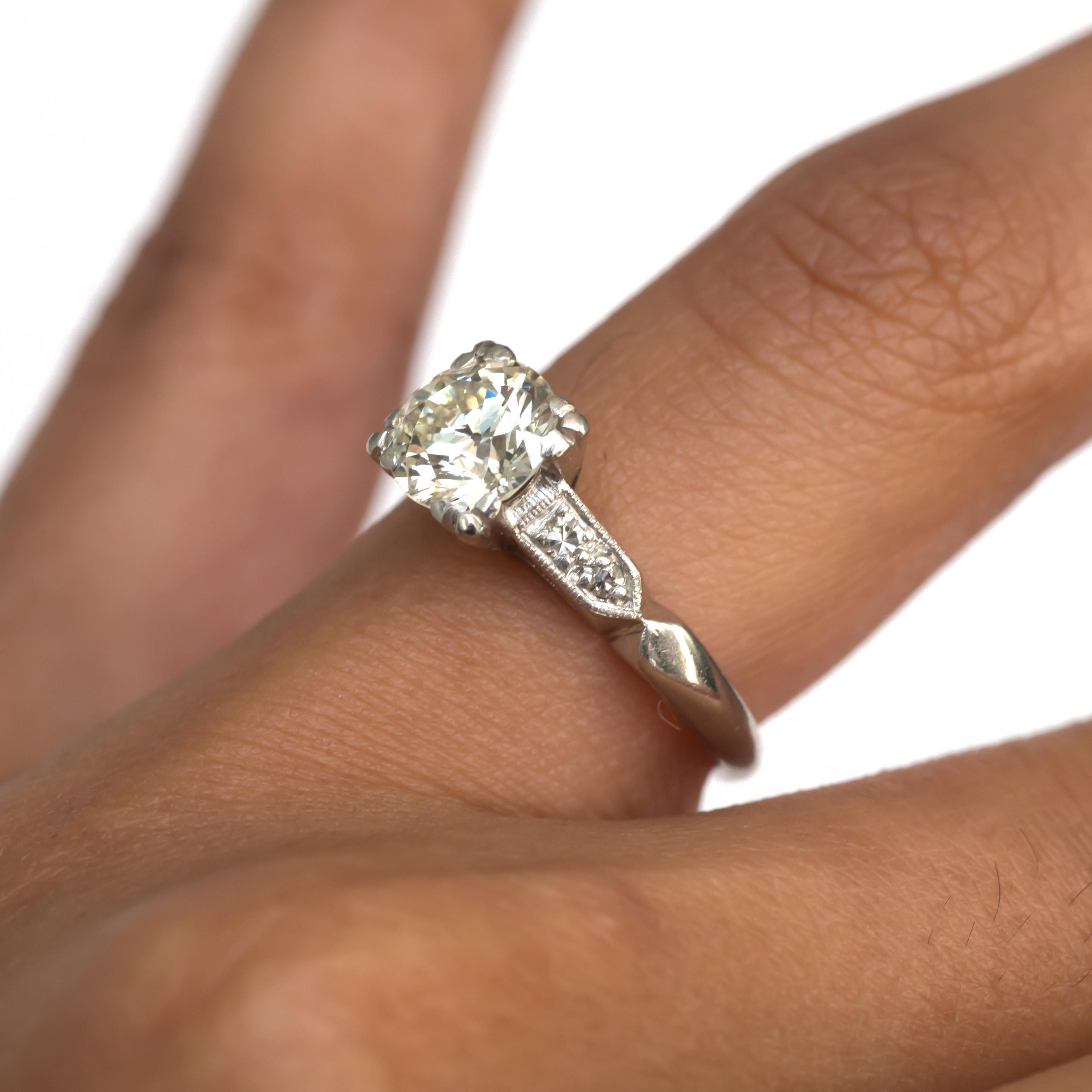 1.20 Carat Diamond Platinum Engagement Ring 2