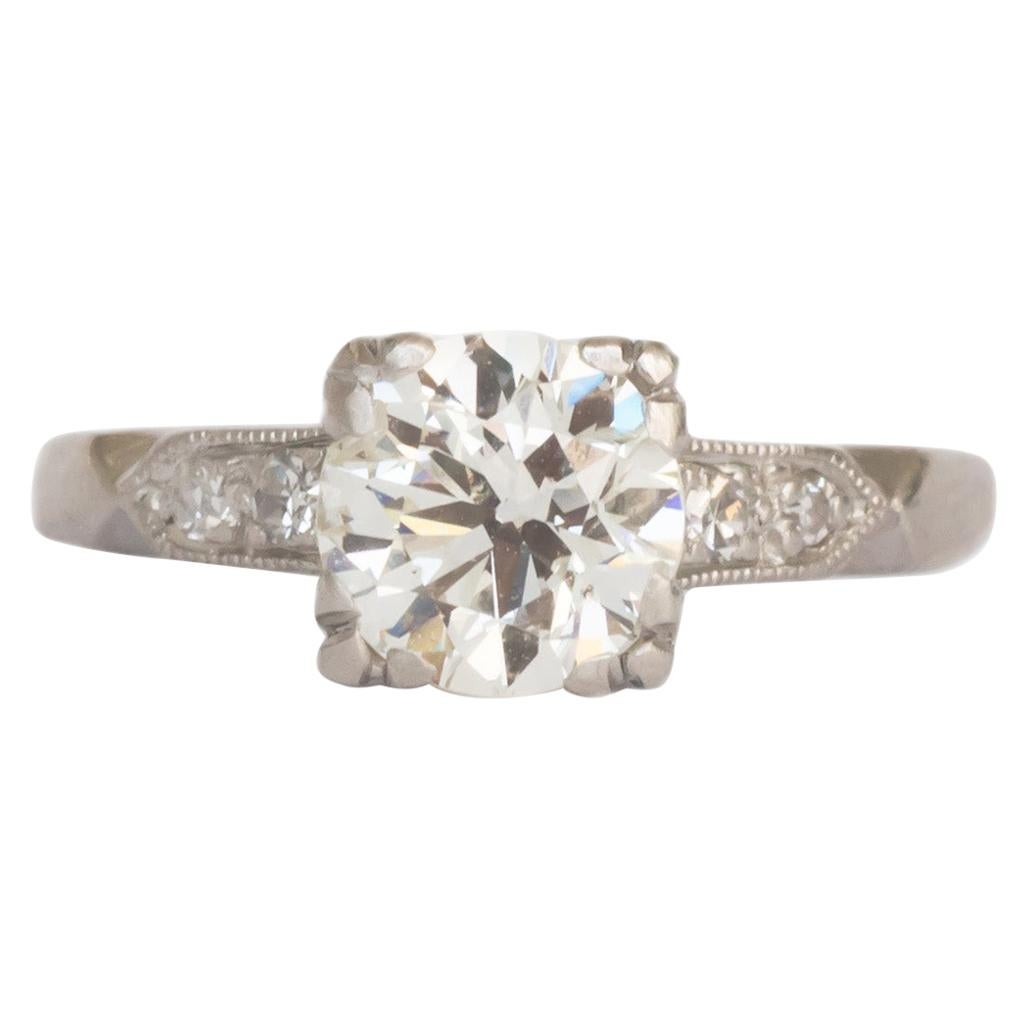 1.20 Carat Diamond Platinum Engagement Ring