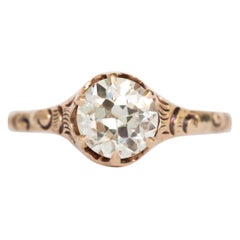 1.20 carat diamond 1.20 Carat Diamond Yellow Gold Engagement Ring