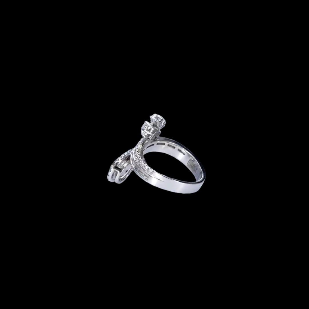 Women's 1.20 Carat Fancy Deep Greenish Yellow Diamond Ring SI1 Clarity GIA Certified For Sale
