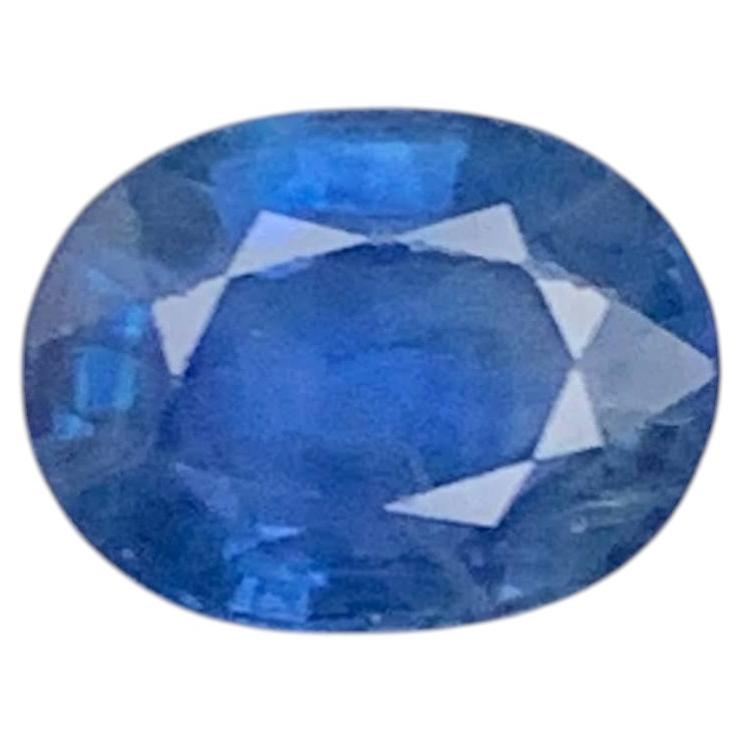 1.20 Carat Natural Loose Blue Sapphire Stone Oval Cut Sri Lanka's Gemstone en vente