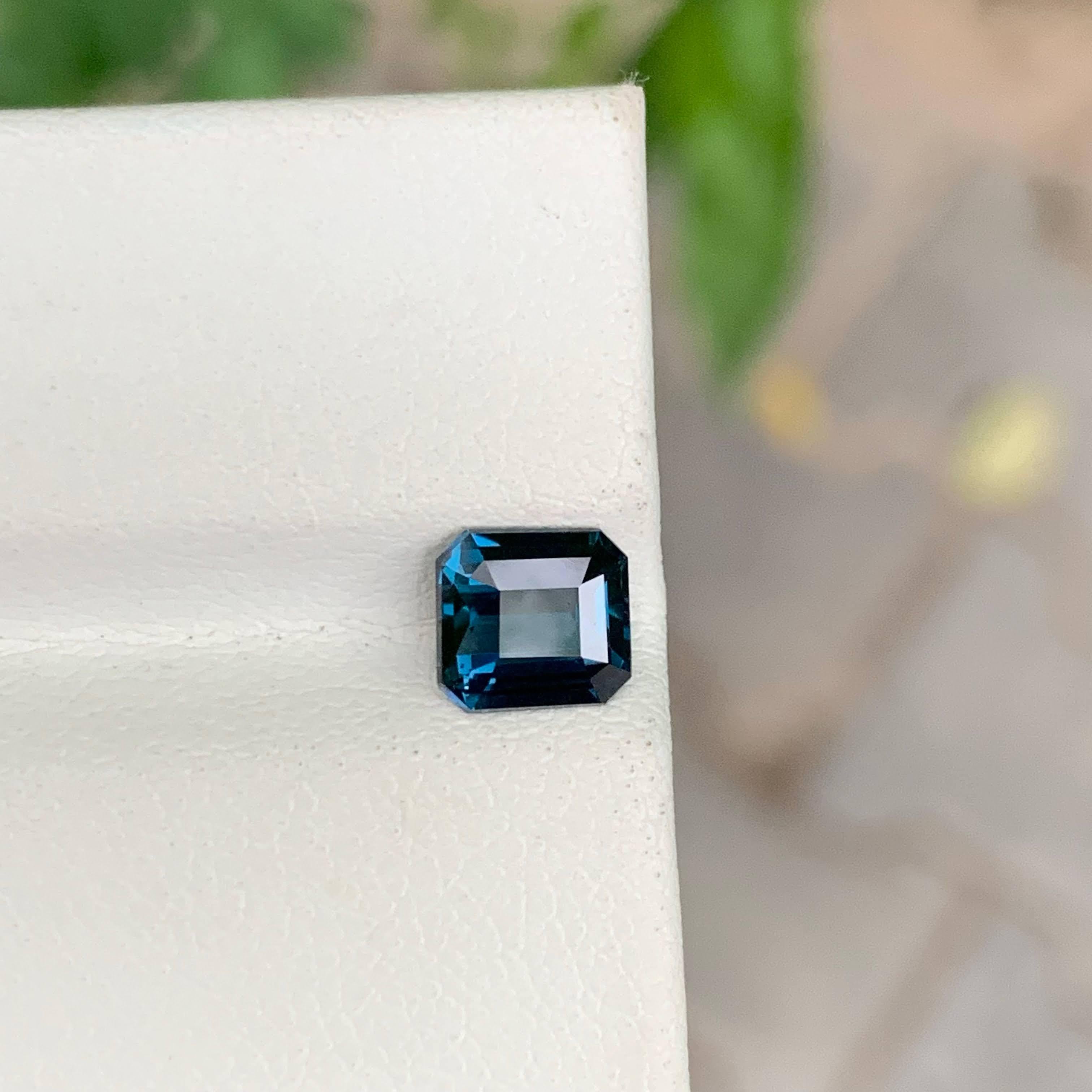 Weight 1.20 carat 
Dimensions 6.3x6.0x3.9mm
Treatment None
Origin Tanzanian
Clarity Eye Clean 
Shape Cut Emerald 




The 1.20 Carat Natural Loose Cobalt Blue Spinel is a captivating gem that radiates sophistication with its rich, velvety cobalt