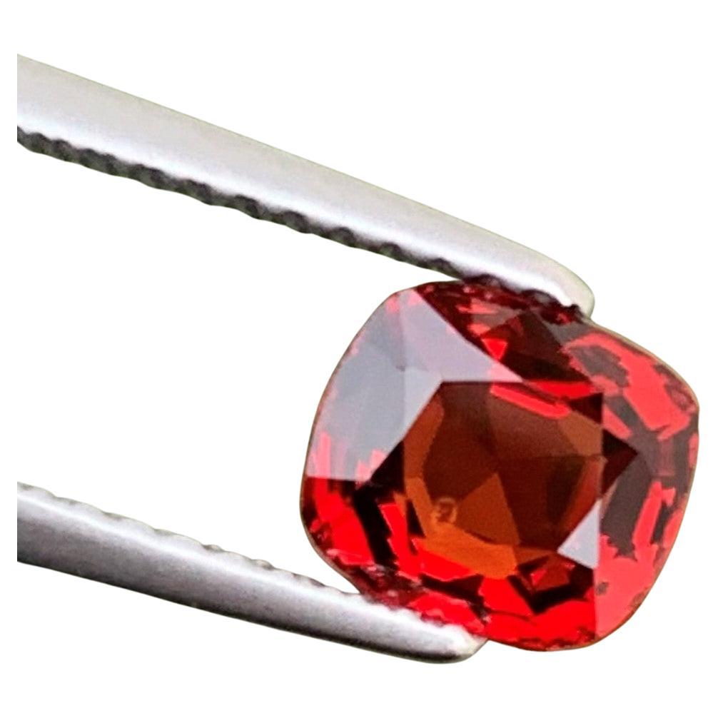 1.20 Carat Natural Loose Cushion Cut Red Spinel Gemstone For Sale