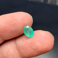 1.20 Carat Natural Loose Emerald Oval Shape Gem
