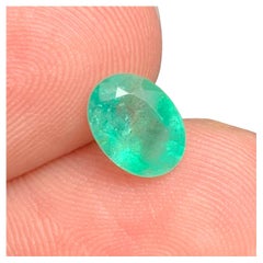 1.20 Carat Natural Loose Emerald Oval Shape Gem