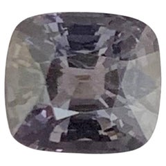 1.20 Carat Natural Loose Gray Color Burmese Spinel Cushion Cut Gemstone (pierre précieuse de taille coussin)