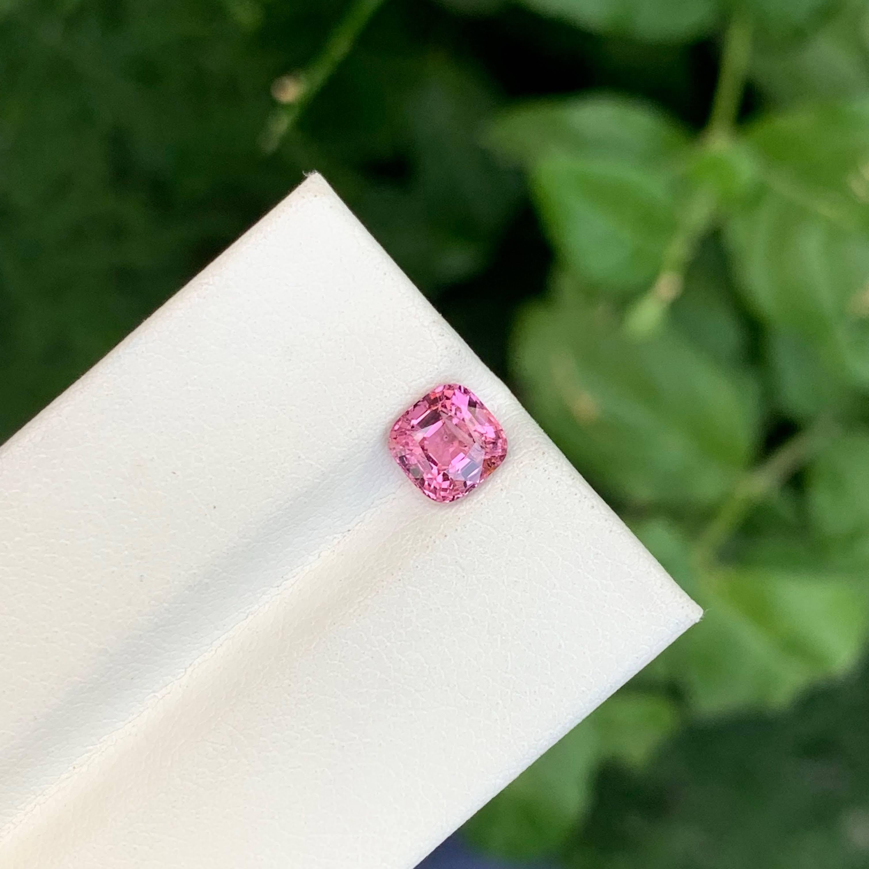 1,20 quilates de espinela rosa natural suelta talla cojín piedra preciosa de Tanzania en venta 5