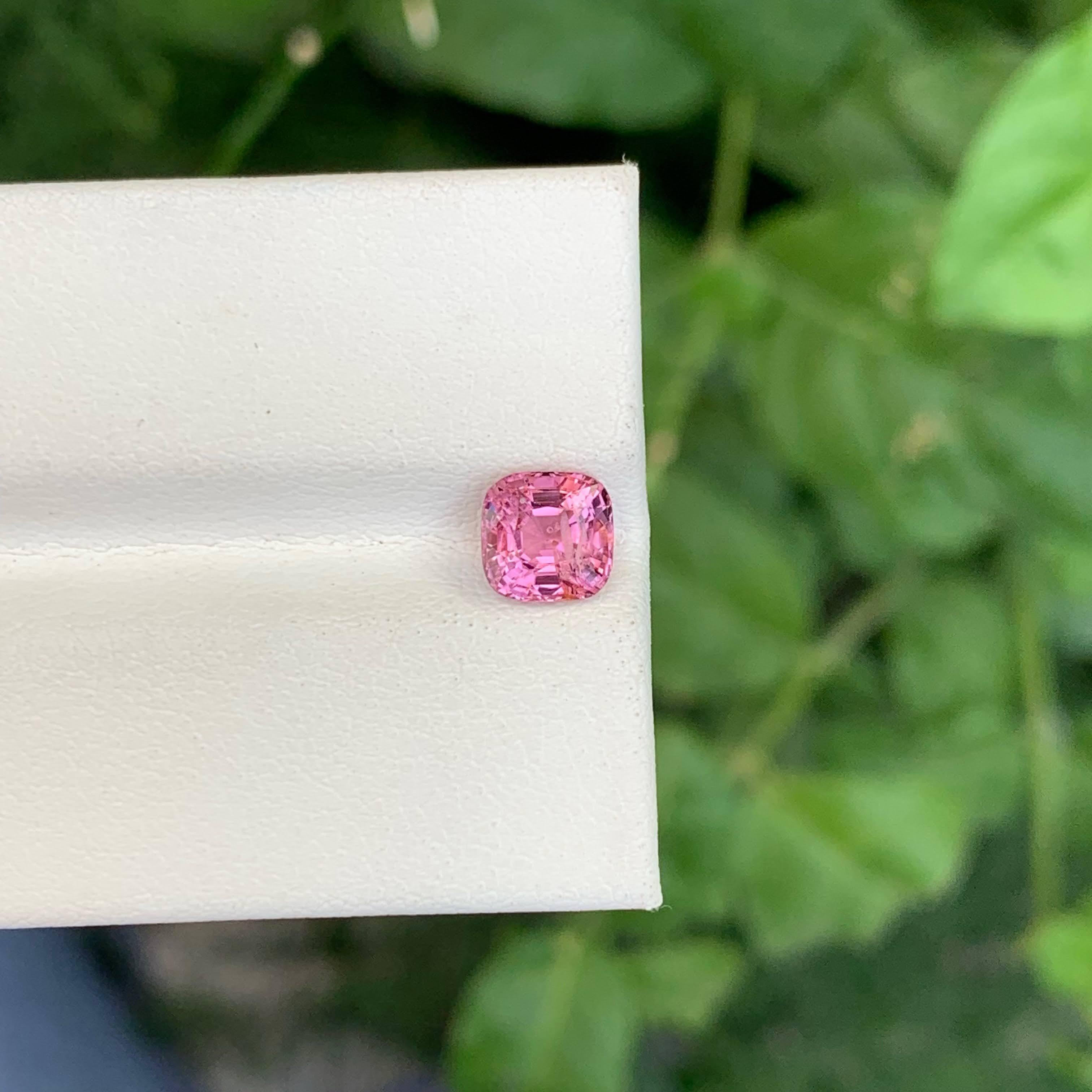 1,20 quilates de espinela rosa natural suelta talla cojín piedra preciosa de Tanzania Corte cojín en venta