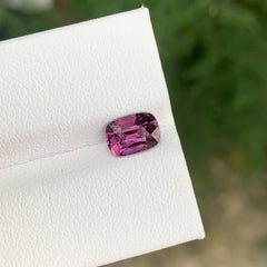 1.20 Carat Natural Loose Purplish Pink Spinel Cushion Cut Gemstone